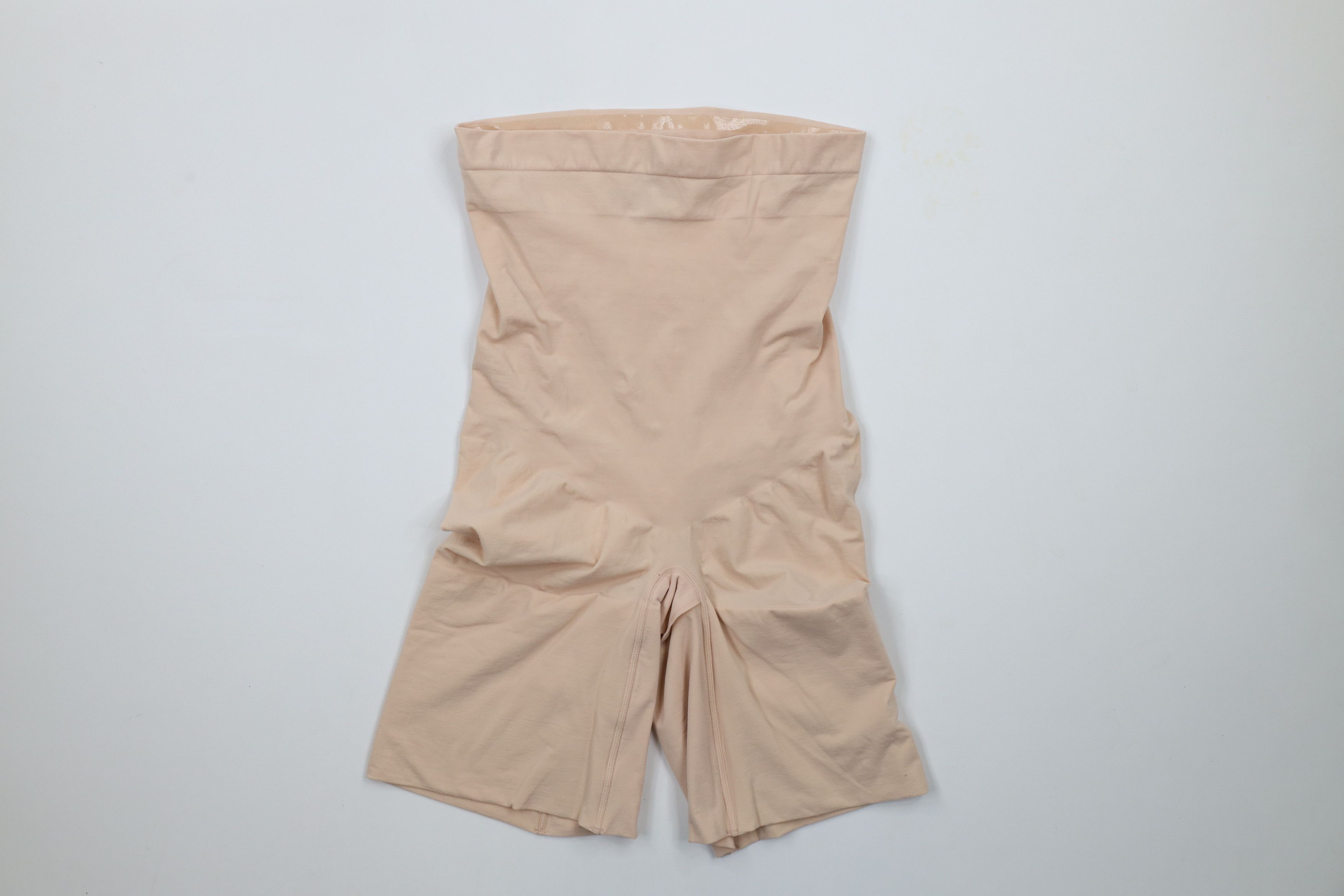 Spanx × Vintage Spanx Waisted Seamless Power Shapewear Mid Thigh Shorts Pink Size 23" - 1 Thumbnail