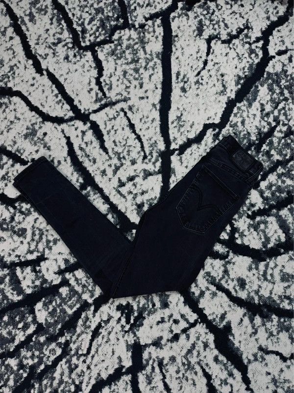 Levi's Levis Mile High Super Skinny Jeans Black 27 28 Size 27" / US 4 / IT 40 - 1 Thumbnail