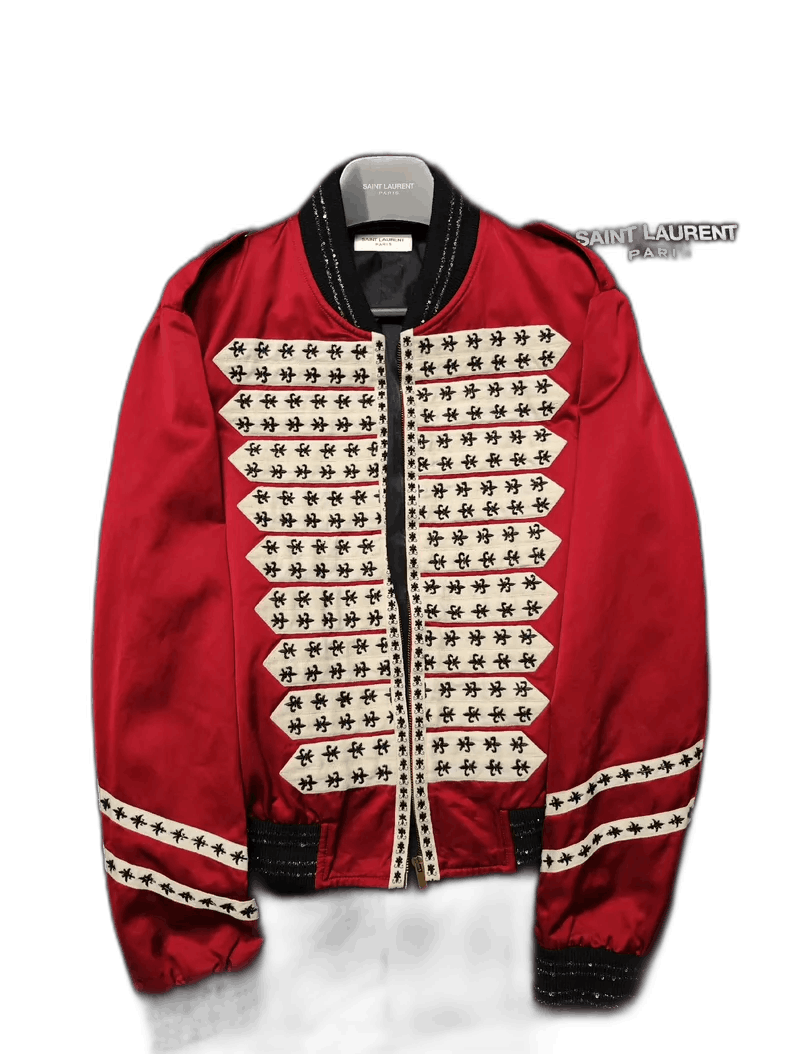 Saint Laurent Paris saint laurent embroidered baseball jacket-2507 Size US L / EU 52-54 / 3 - 7 Thumbnail