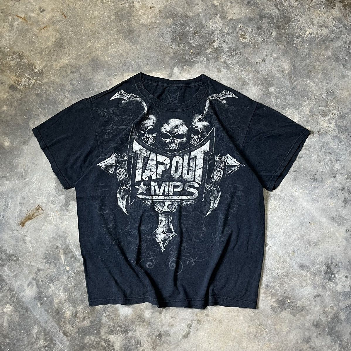 Tapout × Vintage Vintage Y2K Tapout MPS Skull Size US M / EU 48-50 / 2 - 1 Thumbnail