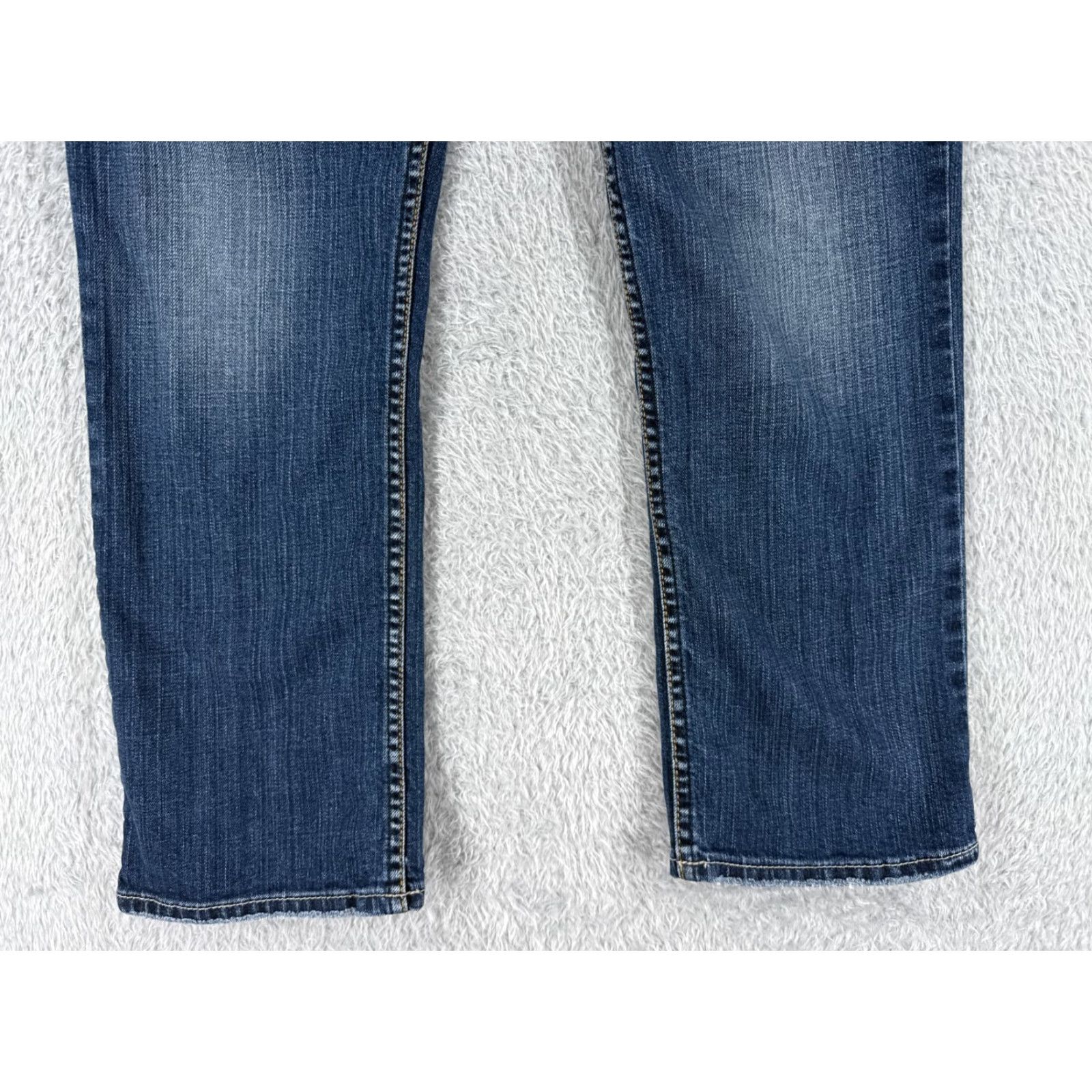 Silver Jeans Co. Silver Jeans Pants Womens 31 Blue Denim Jeans Crop Low Rise 30x26 Pioneer Flood Size 24" / US 00 / IT 34 - 2 Thumbnail
