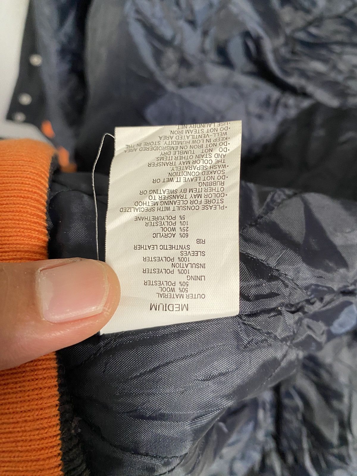 Stussy Stussy Trible Int. varsity hoodie wool jacket Size US M / EU 48-50 / 2 - 5 Thumbnail