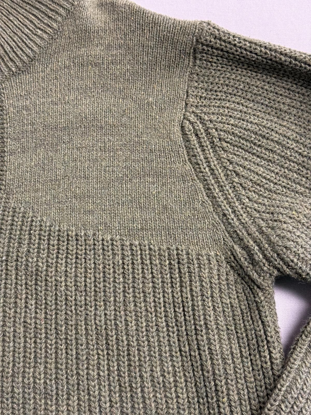 Other Mens Heavy Quarter Zip Green & Brown Size Large Size US L / EU 52-54 / 3 - 4 Thumbnail