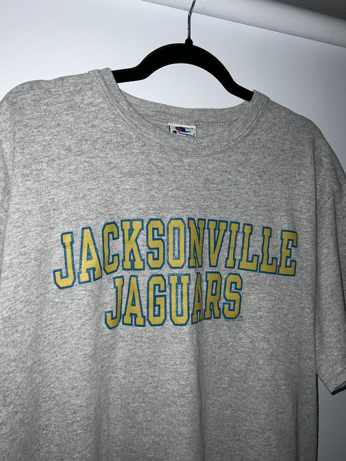 Champion × Vintage Vintage Champion Jacksonville Jaguars T-Shirt Size US L / EU 52-54 / 3 - 3 Thumbnail