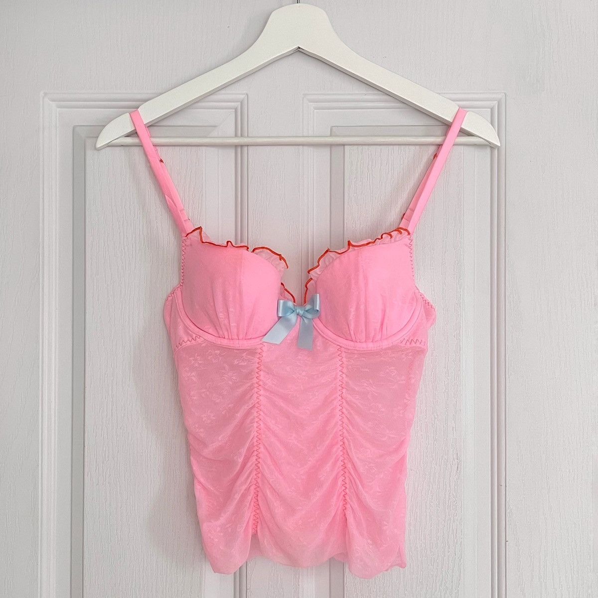 Cute VS Pink Mesh Bustier (34B/32C)