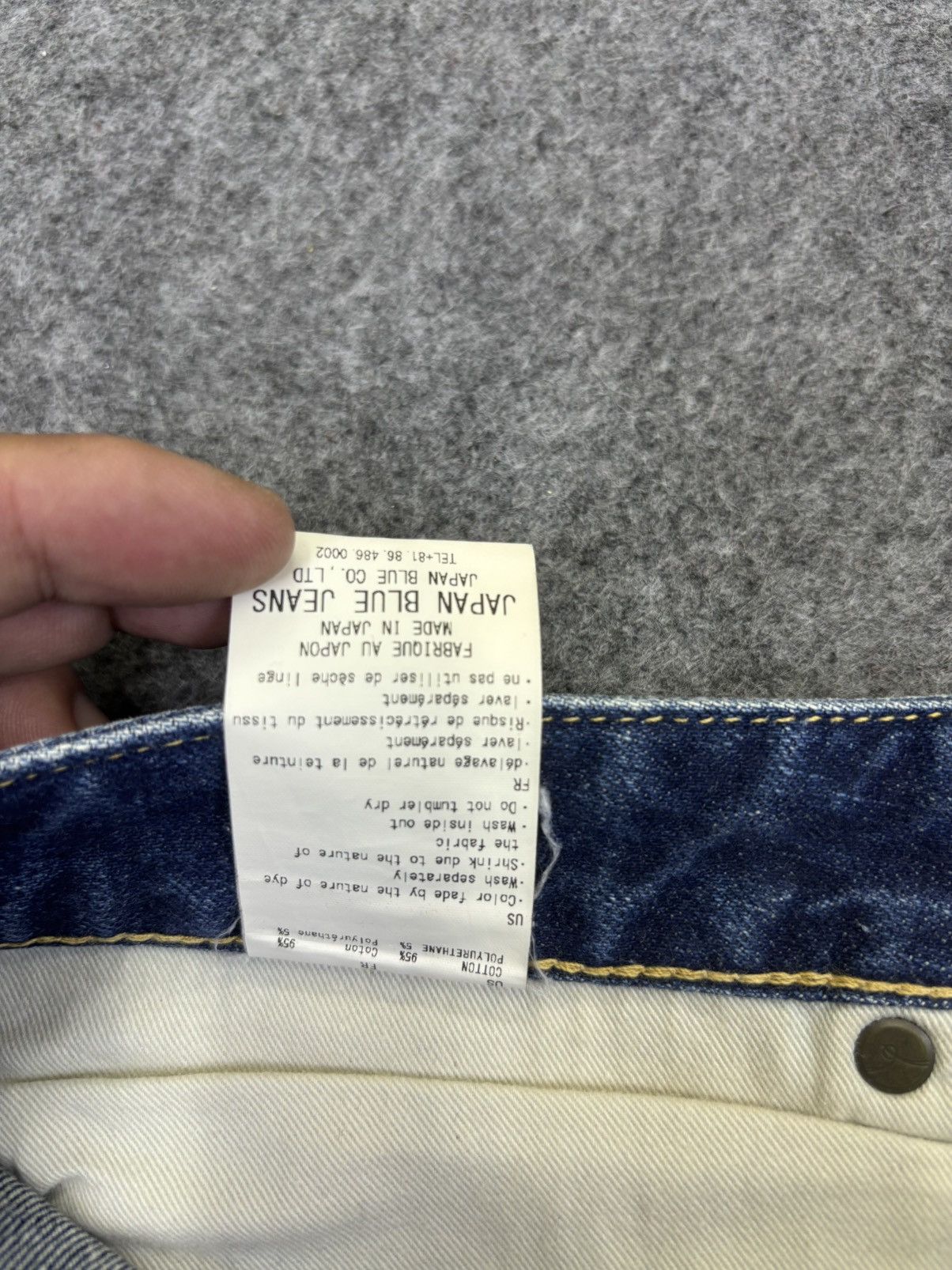 Japan Blue JAPAN BLUE Camarillo Distressed Painter Skinny Denim F877 Size US 36 / EU 52 - 13 Thumbnail
