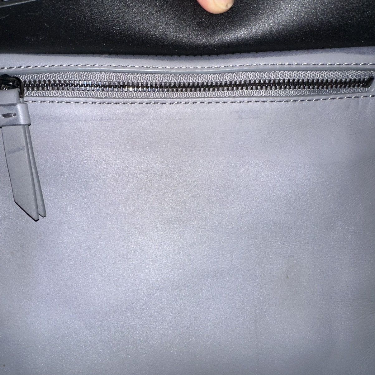 DKNY DKNY gray and black leather crossbody bag Size ONE SIZE - 10 Thumbnail