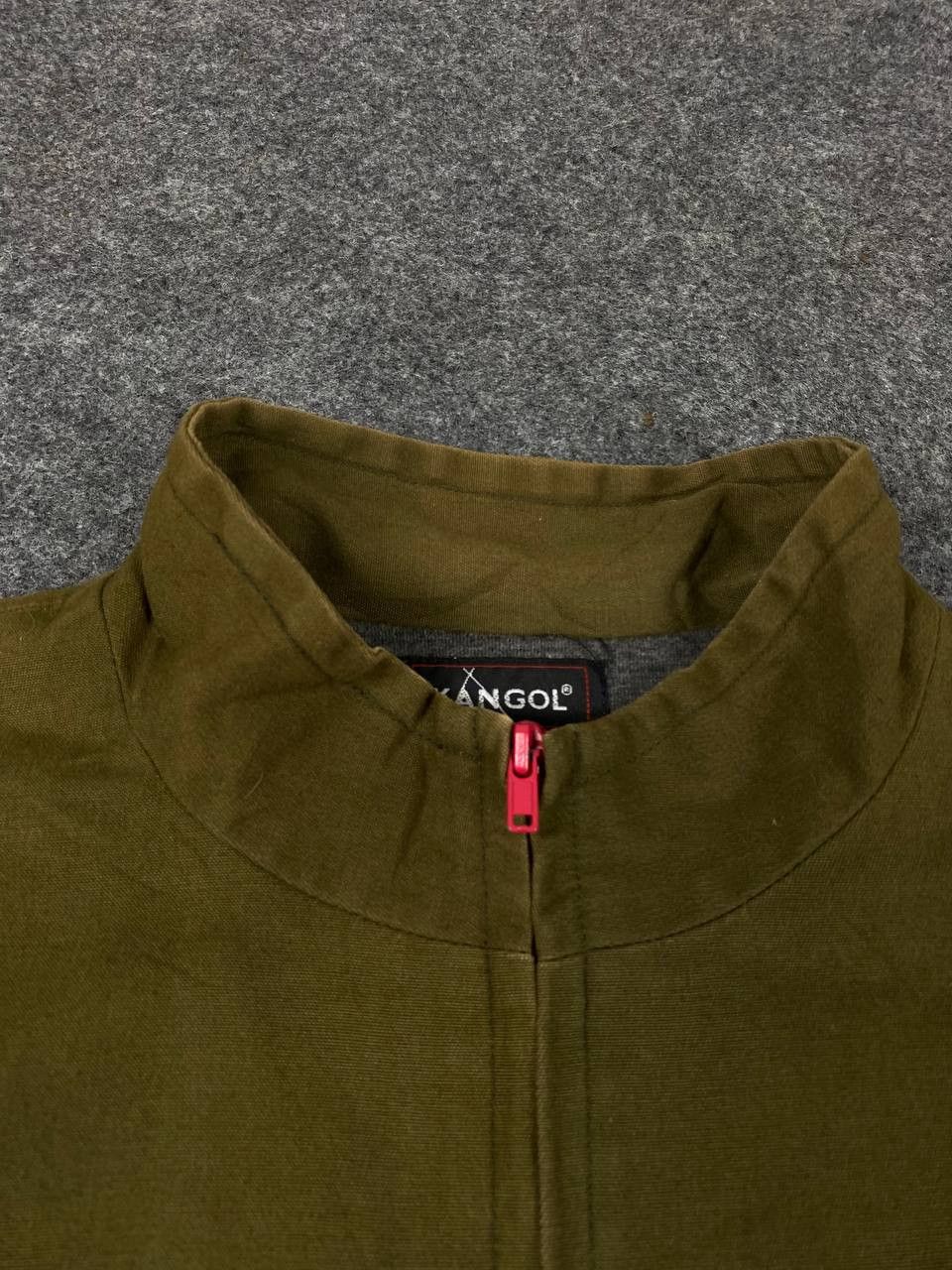 Kangol kangol dark green cotton jacket slightly faded Size US L / EU 52-54 / 3 - 8 Thumbnail