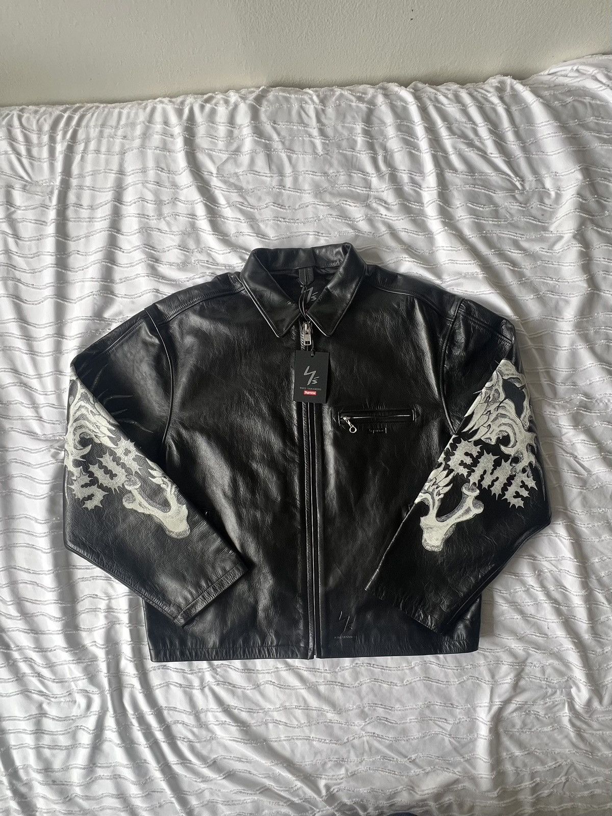 Supreme × Yohji Yamamoto Supreme x Yohji Yamamoto Leather Jacket Size US L / EU 52-54 / 3 - 1 Thumbnail