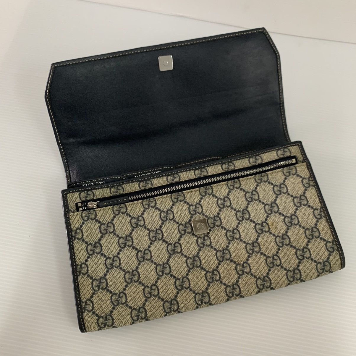 Gucci Gucci GG Monogram Clutch Bag Pre Owned Size ONE SIZE - 5 Thumbnail