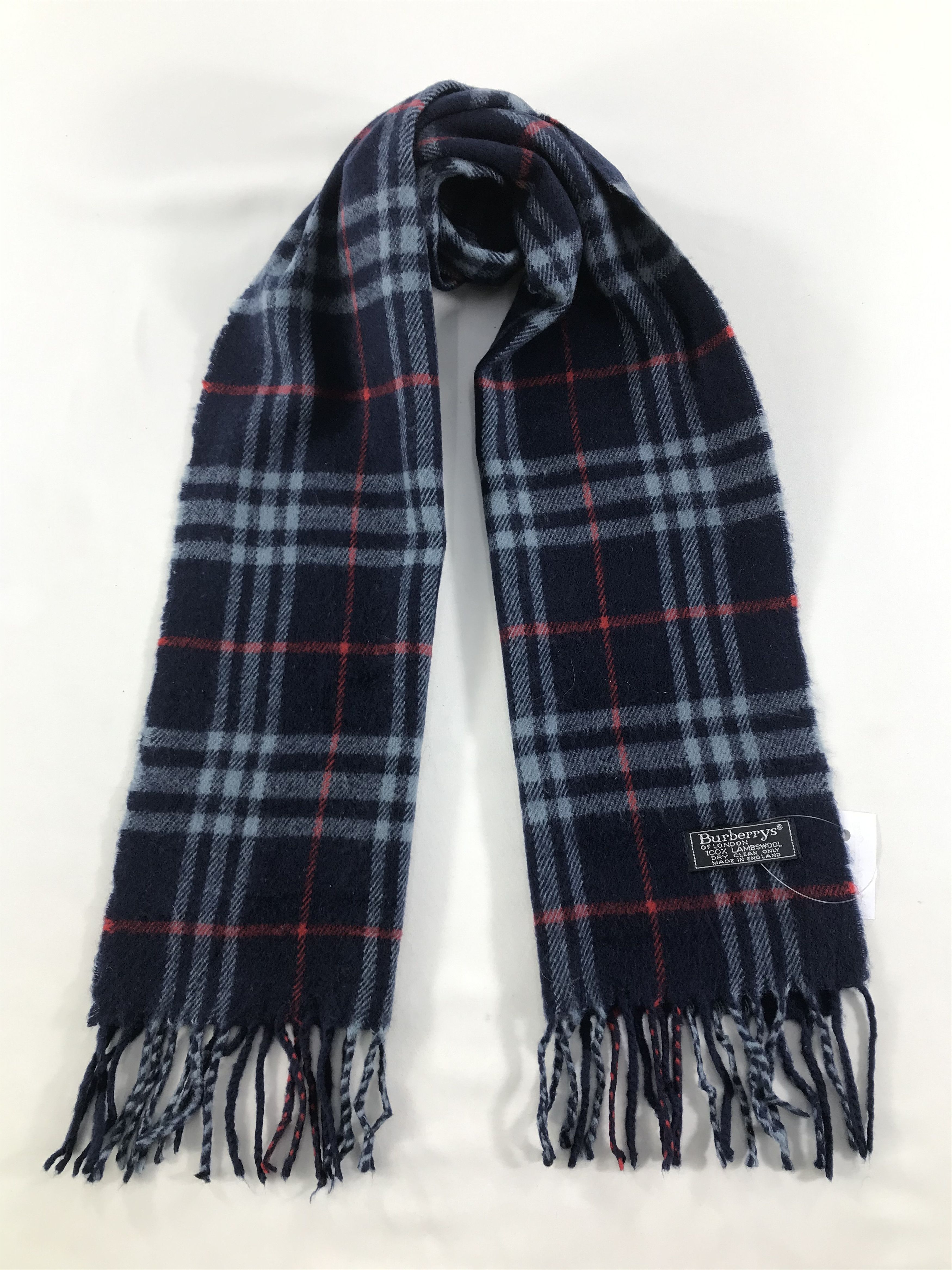 Burberry Vintage Burberry Scarf/Muffler/Neckwear MF1193 Size ONE SIZE - 1 Thumbnail