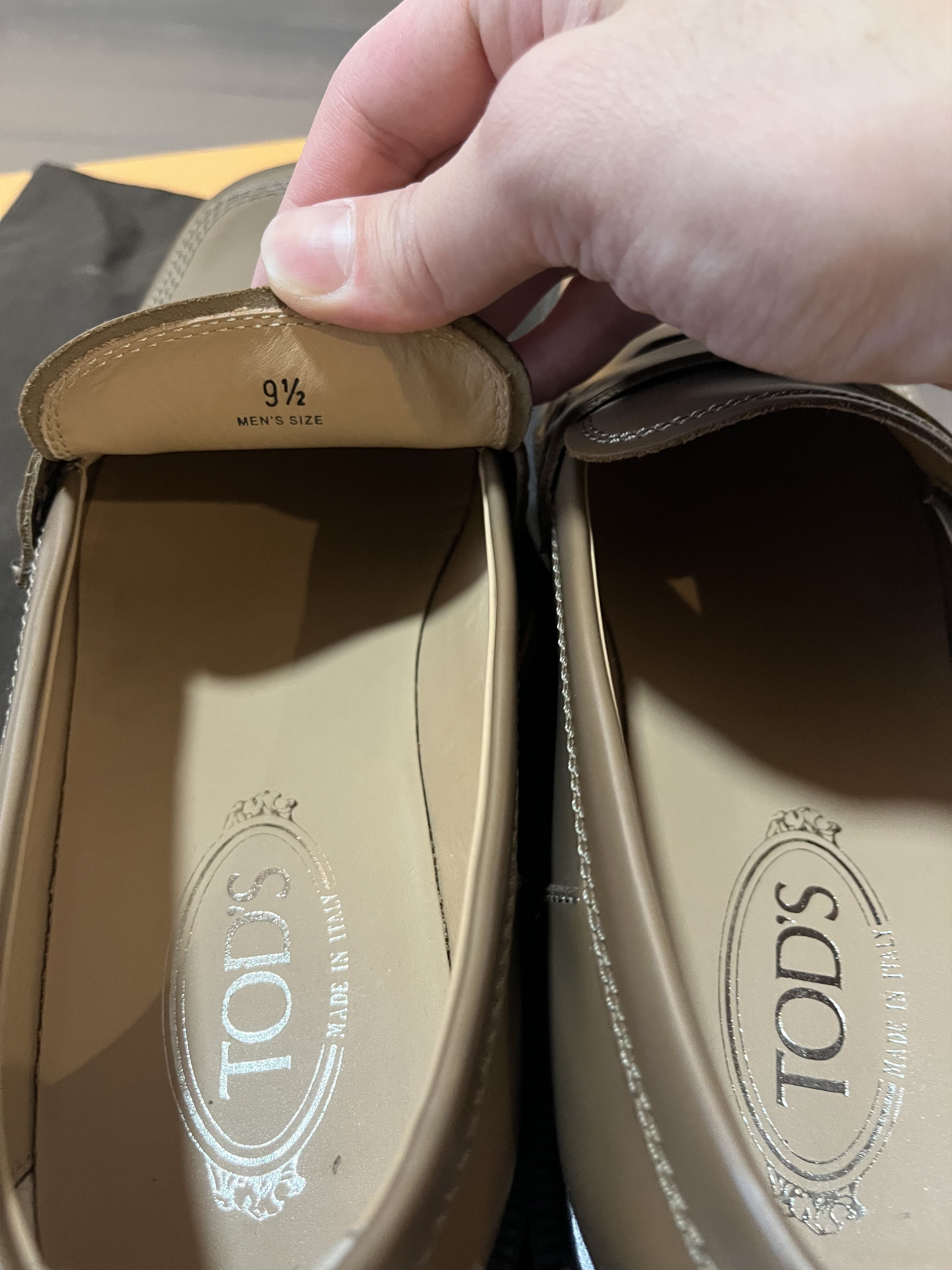 Tod's Tod's Butterscotch Olive Leather Penny Loafers Size US 11 / EU 44 - 7 Thumbnail
