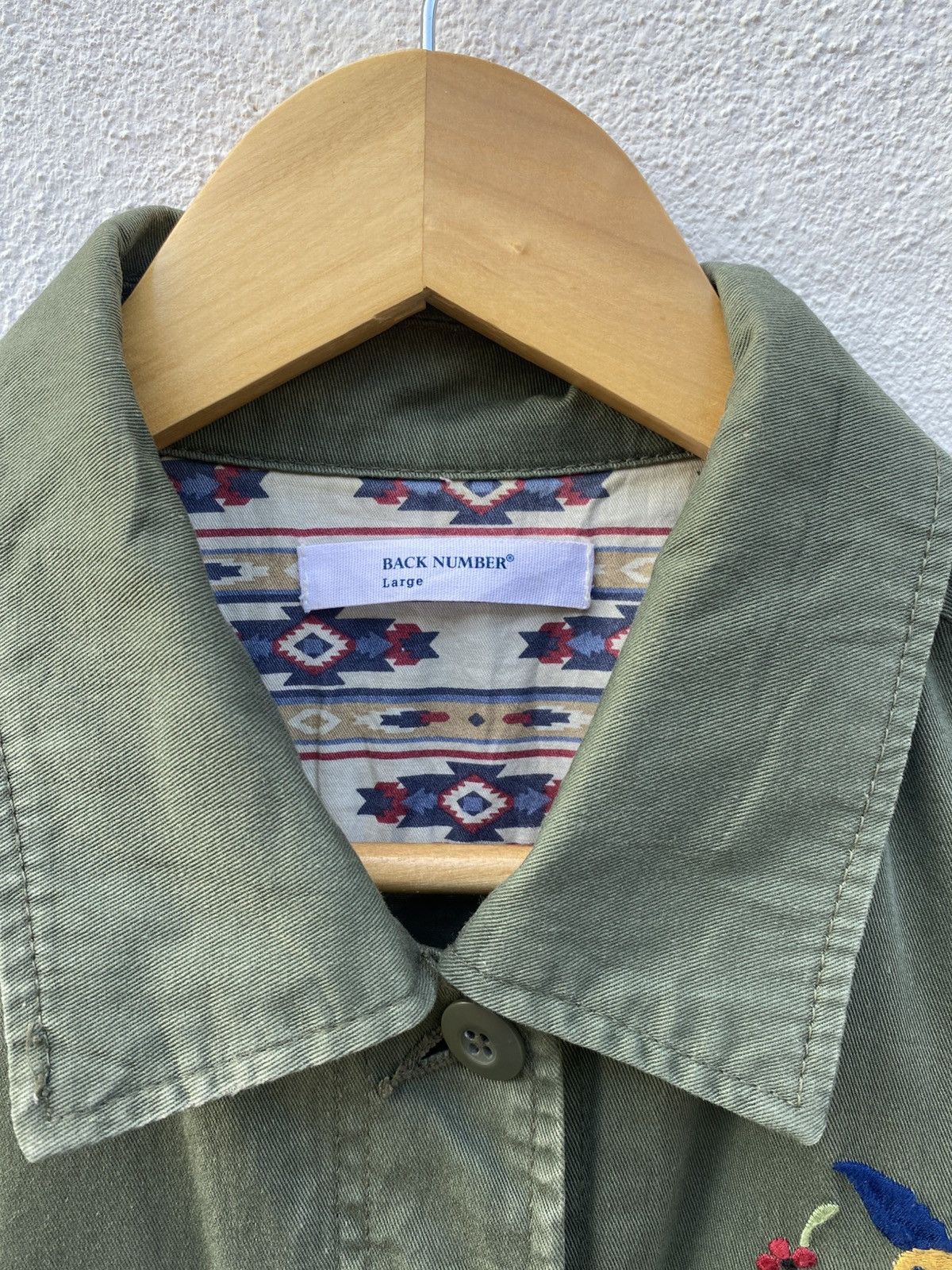 Other Back number army / military embroidery uniform jacket Size US L / EU 52-54 / 3 - 11 Thumbnail