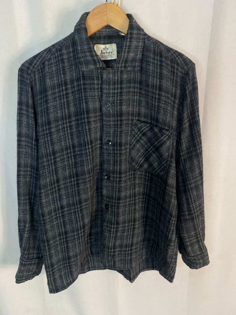 Flannel × Japanese Brand Vintage Joker wool flannel button up shirt Size US S / EU 44-46 / 1 - 2 Thumbnail