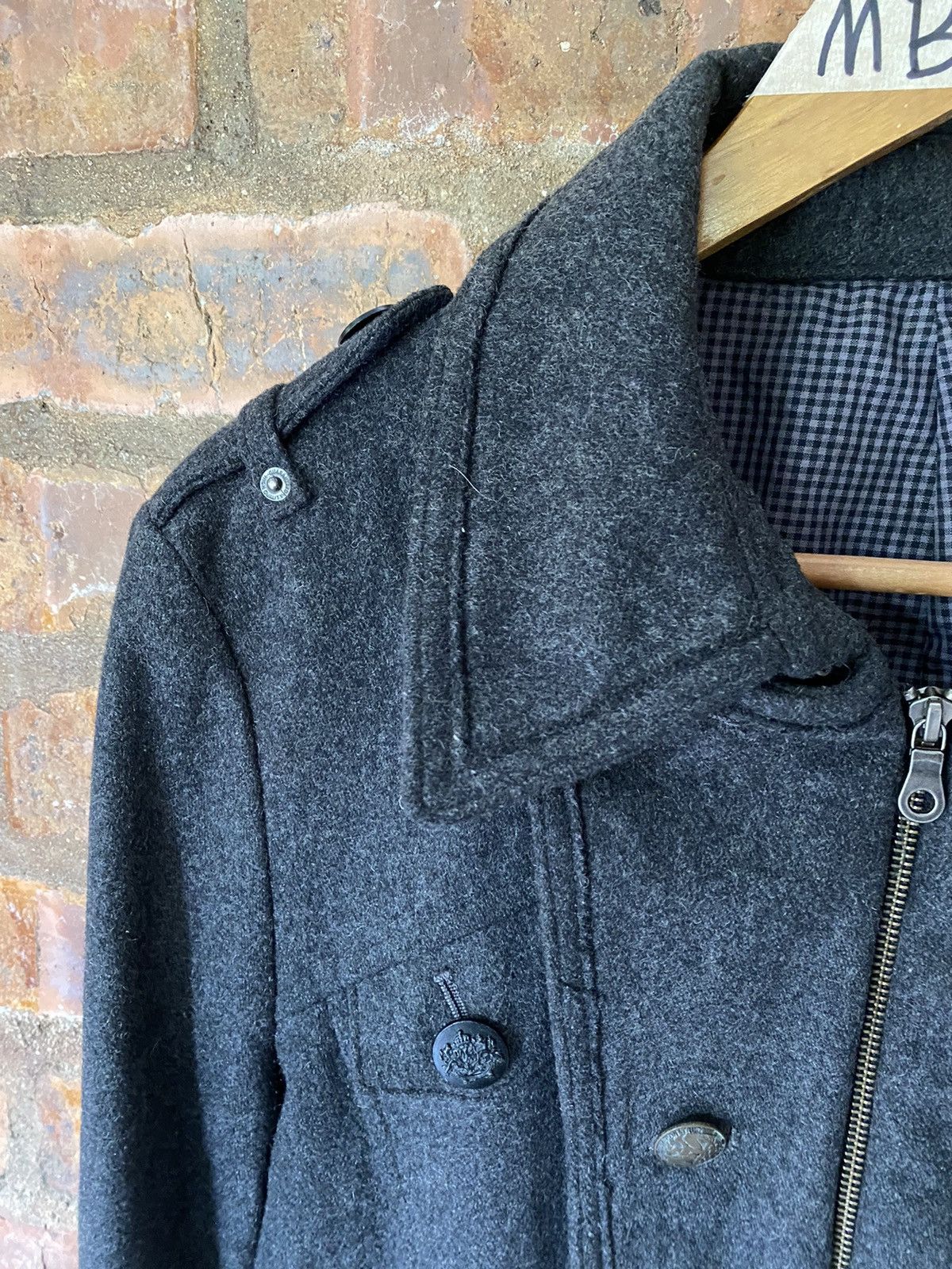 PPFM 2000s PPFM Punk Napoleon Hem removable Wool Jacket Size US M / EU 48-50 / 2 - 6 Thumbnail