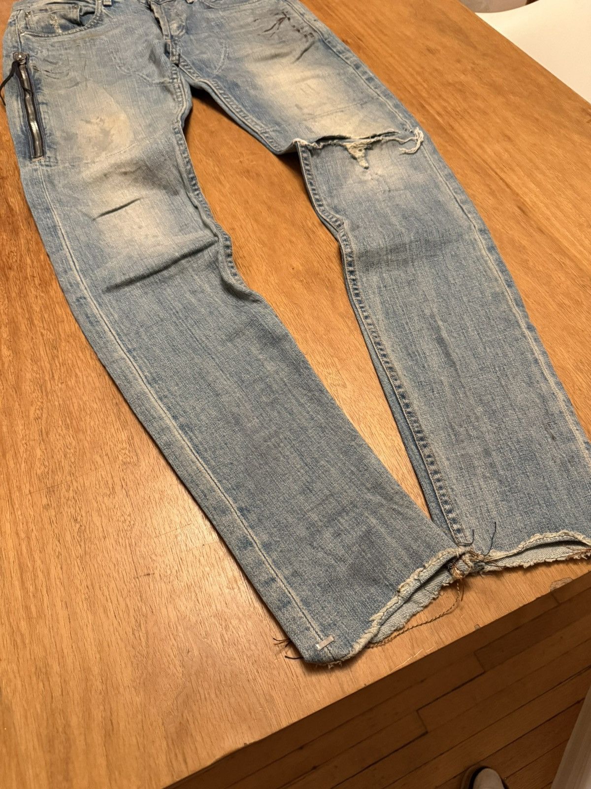 Mr. Completely Mr.completely rockstar skinny jeans blue denim Size US 30 / EU 46 - 7 Thumbnail