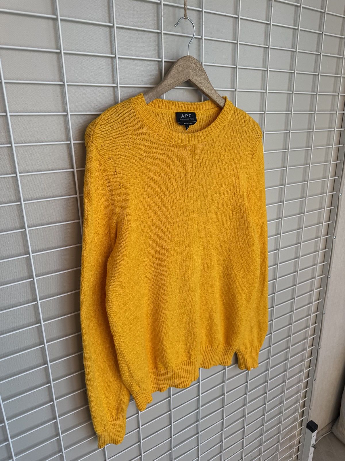 A.P.C. A.P.C. Knit Sweater Mens Size L Crew Neck Colorful Jumper Size US L / EU 52-54 / 3 - 5 Thumbnail