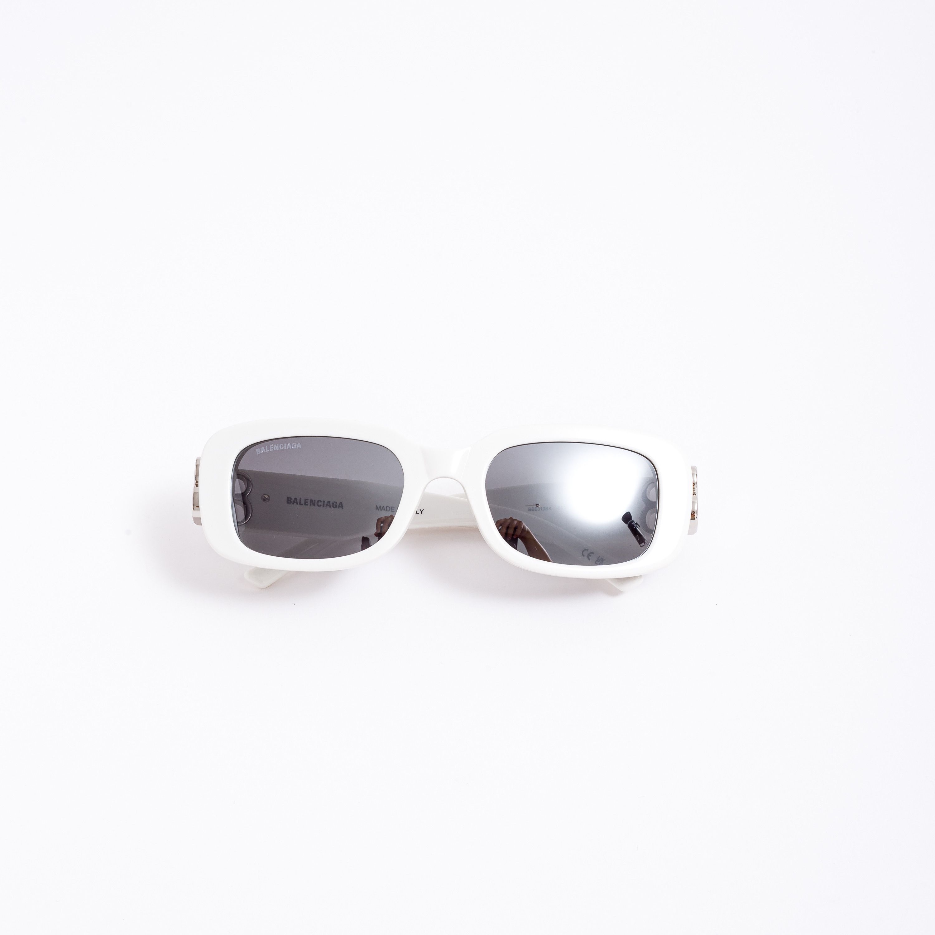 Balenciaga BALENCIAGA BB0310SK 003 Sunglasses WHITE Size ONE SIZE - 3 Thumbnail