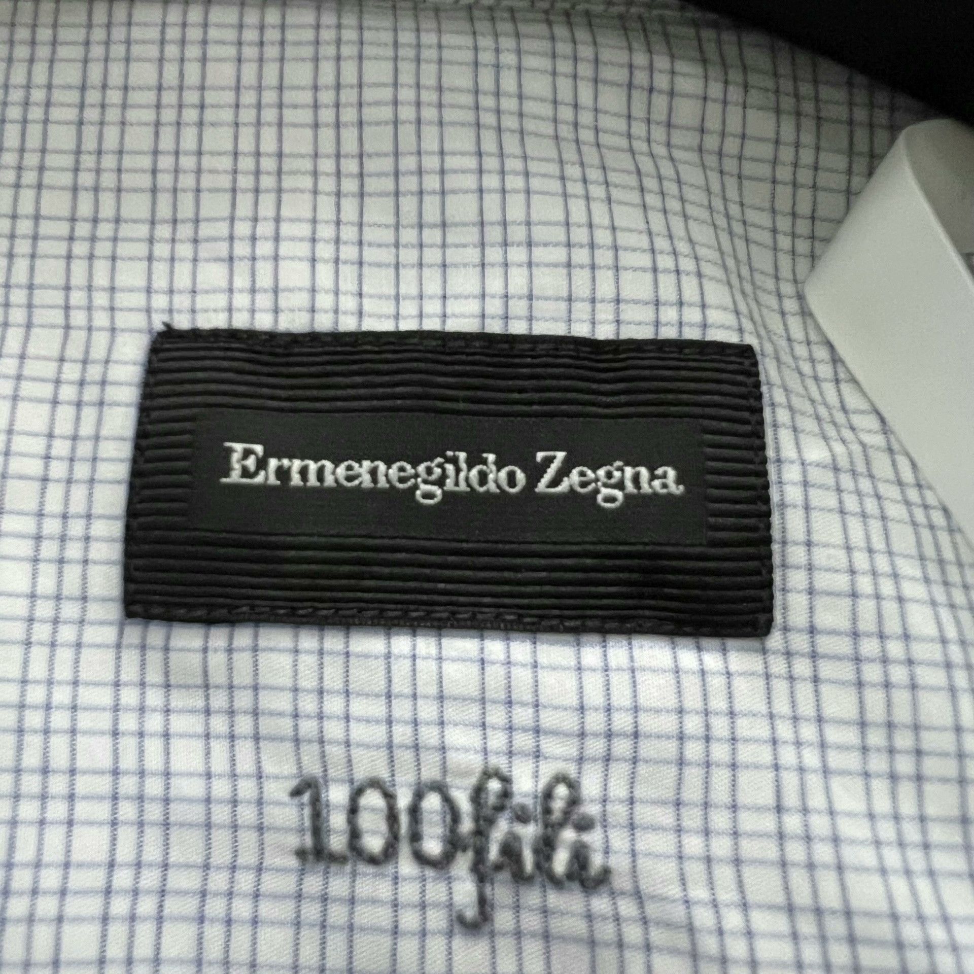 Ermenegildo Zegna Zegna Check Short Sleeve Shirt Size US XS / EU 42 / 0 - 5 Thumbnail