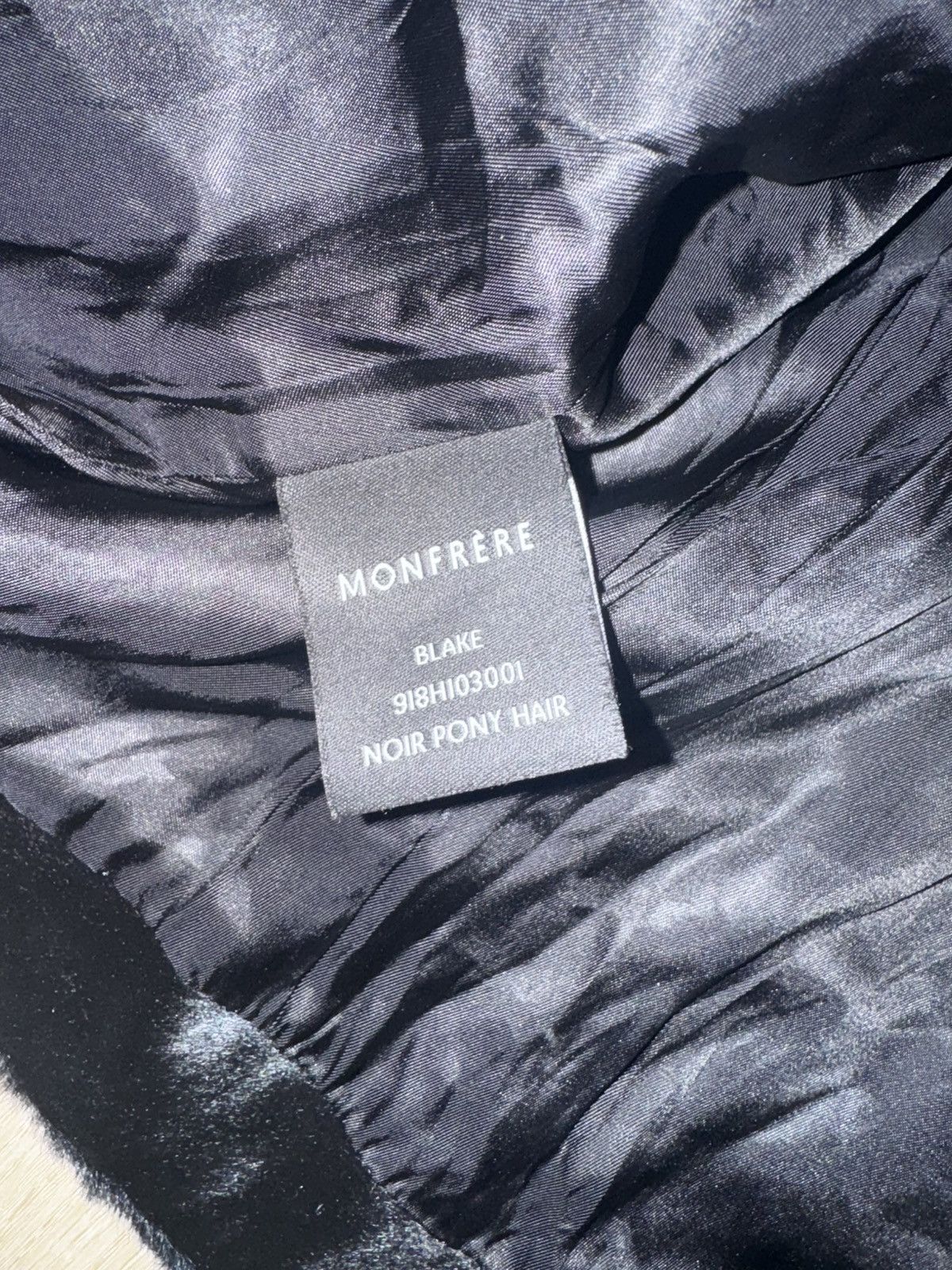 MONFRERE Monfrère Blake Noir Pony Hair Hair-On Calfskin Moto Jacket Size US S / EU 44-46 / 1 - 3 Thumbnail