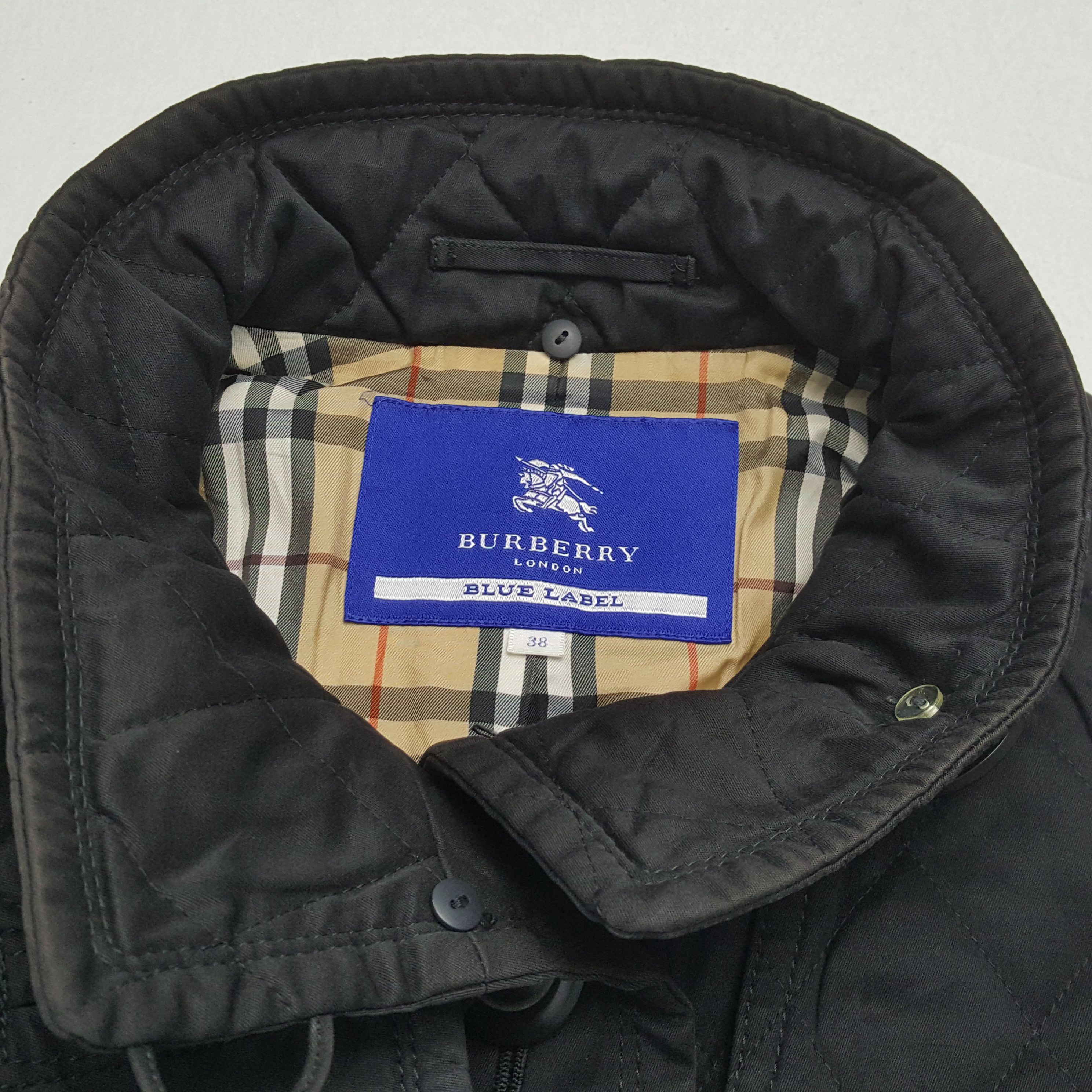 Burberry × Vintage BURBERRY LONDON BLUE LABEL Custom Art Trench Jacket Size XS / US 0-2 / IT 36-38 - 10 Thumbnail
