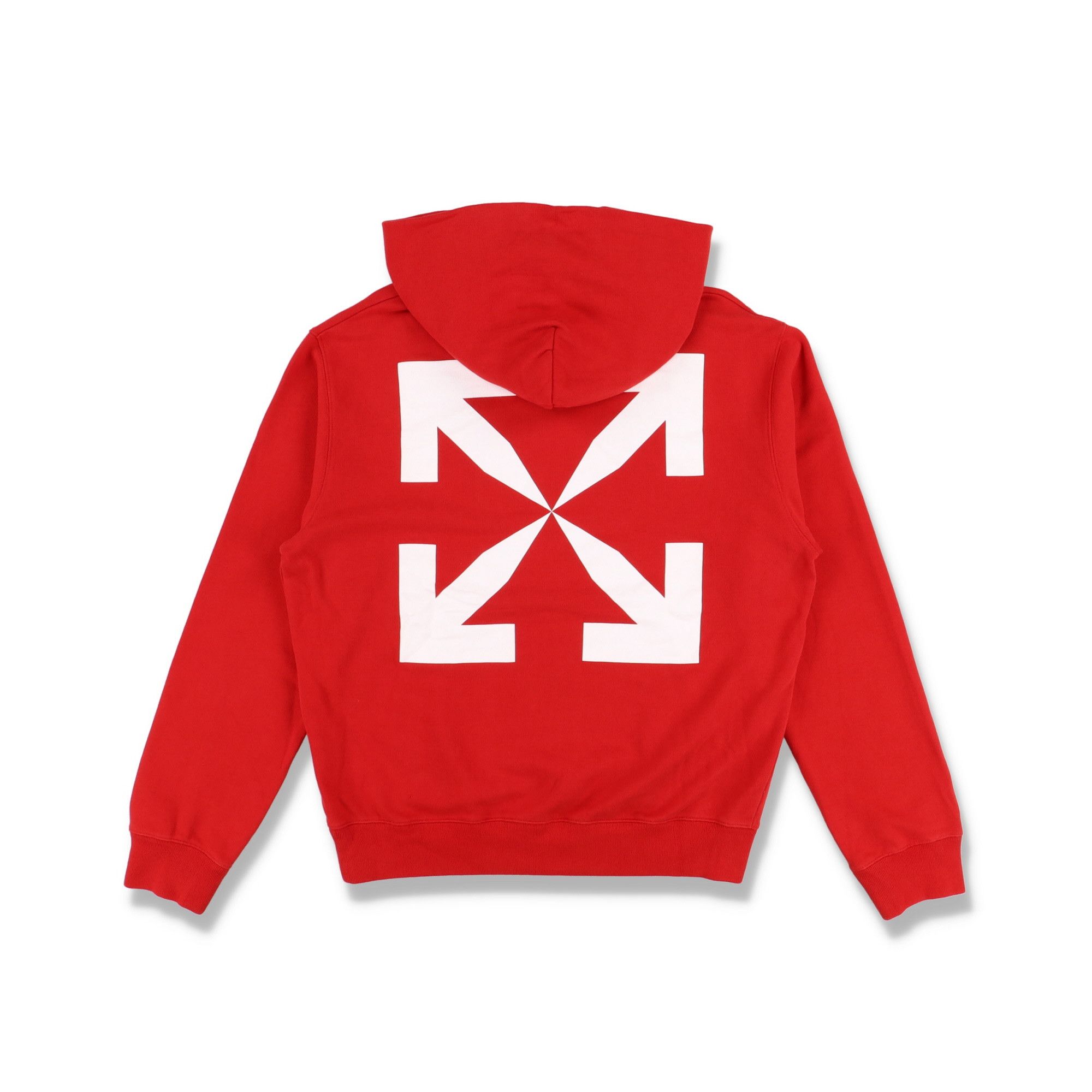 Off-White Red Pascal Skeleton Arrows Hoodie Size M / US 6-8 / IT 42-44 - 9 Thumbnail