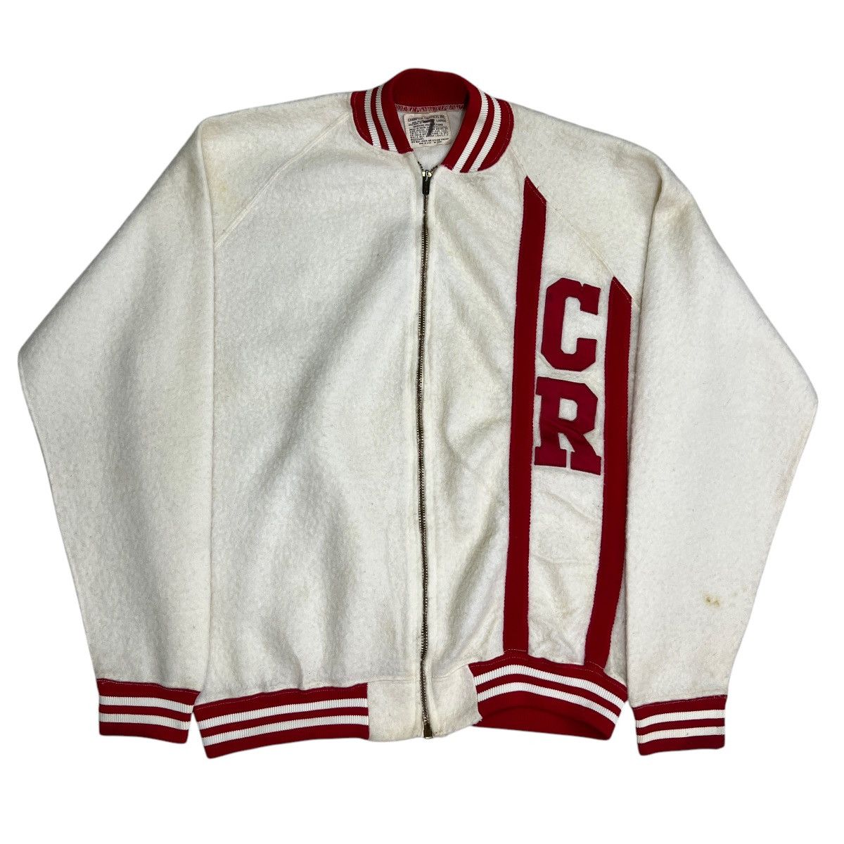 Champion 🔥 50s VINTAGE CHAMPION FLEECE SPORT BOMBER JACKET Size US L / EU 52-54 / 3 - 3 Thumbnail