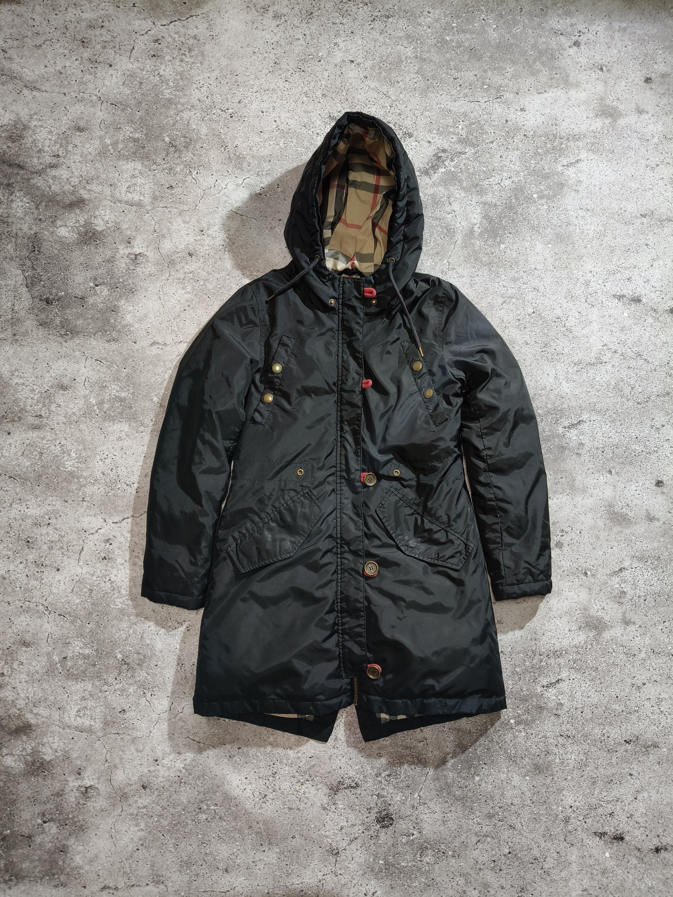 Burberry Burberry Brit Hooded Parka Jacket Nova Check Size M Size M / US 6-8 / IT 42-44 - 2 Thumbnail
