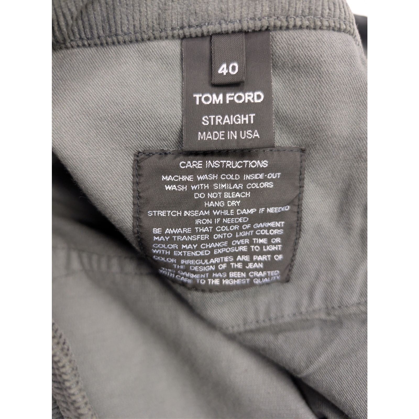 Tom Ford o1rshd1 Denim Straight Jean in Black Size US 40 / EU 56 - 16 Thumbnail