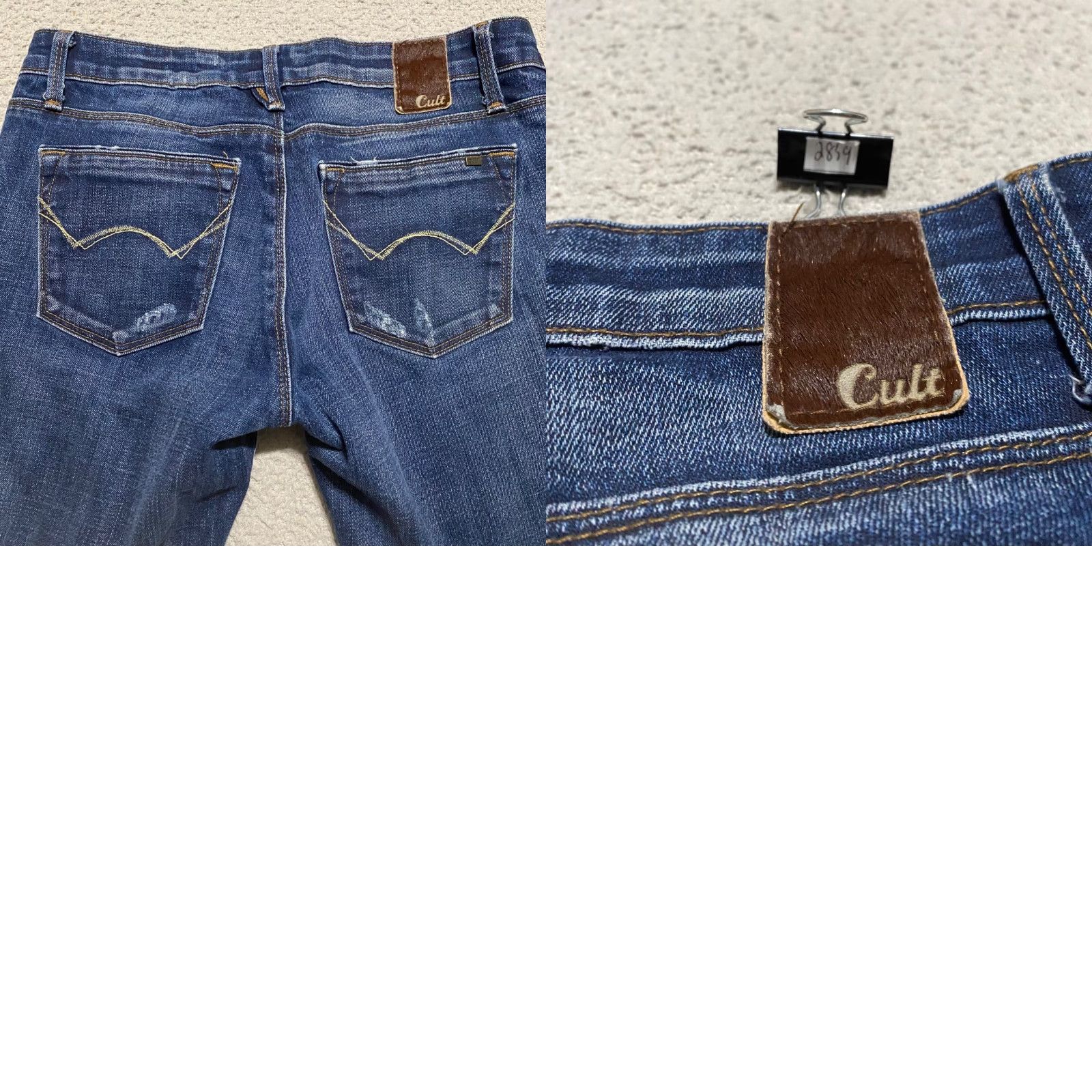 Cult Of Individuality Cult of Individuality Rogan Jeans Capri Women 28 Blue Distressed Low Rise Denim 5-Pocket Solid N/A 2859 Size 28" / US 6 / IT 42 - 9 Thumbnail