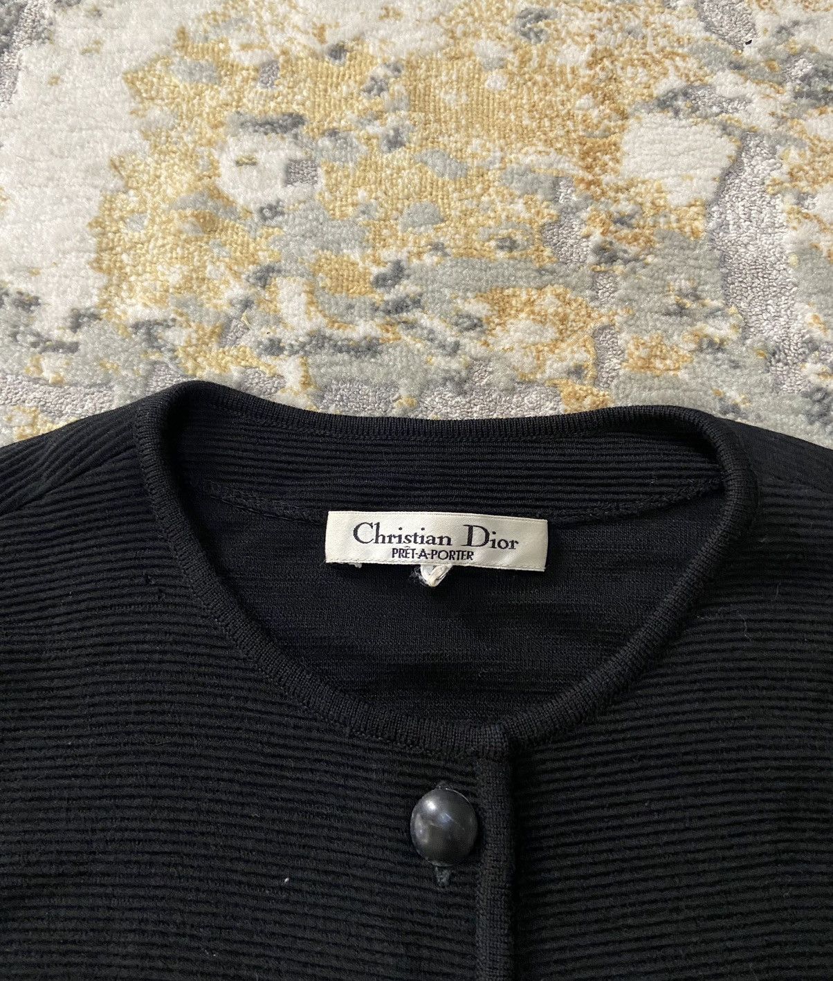 Christian Dior Monsieur RUFFLE CROPPED CARDIGAN Size M / US 6-8 / IT 42-44 - 4 Thumbnail