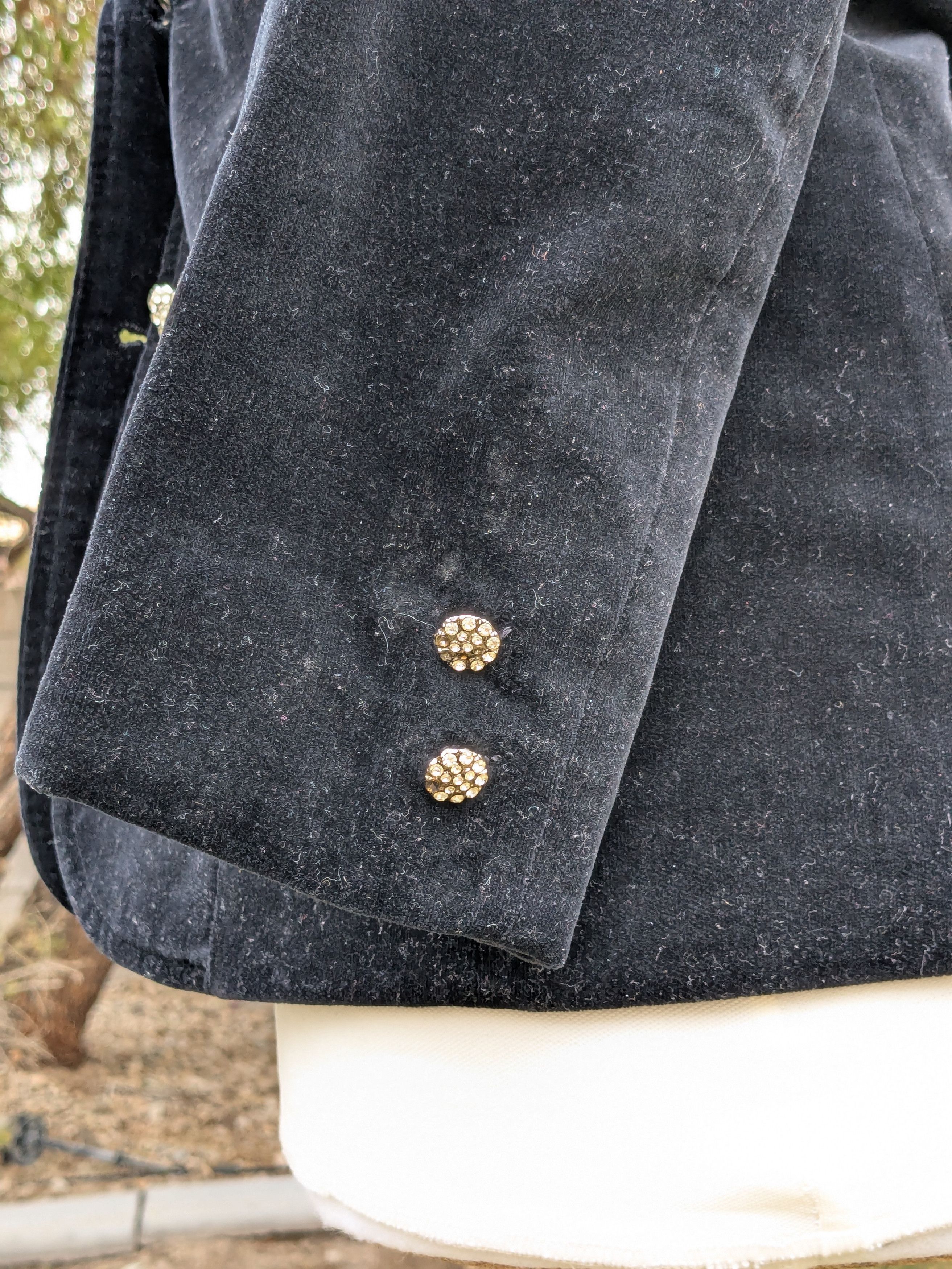 Vintage VTG Jean Nicole 1980s Japanese Velvet Blazer Suit Jacket EUC Size S / US 4 / IT 40 - 5 Thumbnail