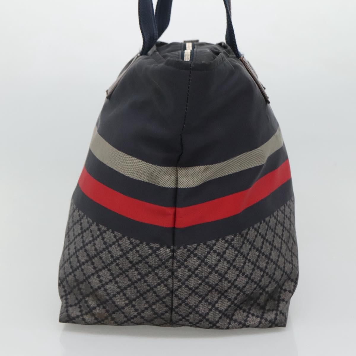 Gucci GUCCI Diamante Tote Bag Nylon Navy Silver Size ONE SIZE - 4 Thumbnail