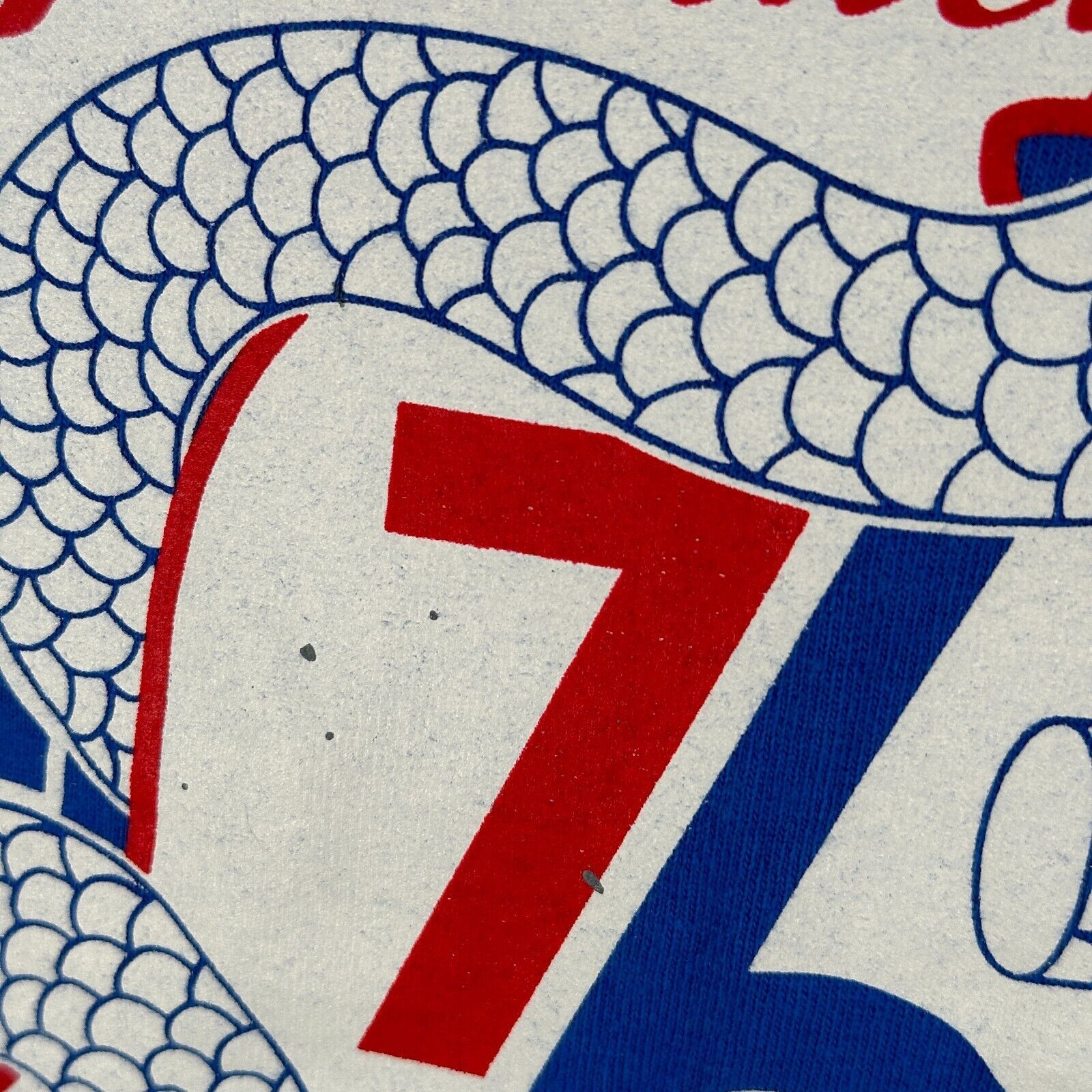 Gildan Philadelphia 76ers T-Shirt XL Blue Snake Phila Unite Crew Size US XL / EU 56 / 4 - 10 Thumbnail