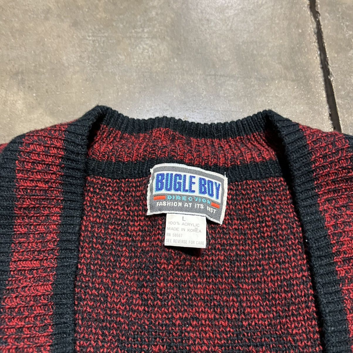 Vintage Vintage 90s Bugle Boy Global Challenge Sweater Cardigan Size US L / EU 52-54 / 3 - 9 Thumbnail