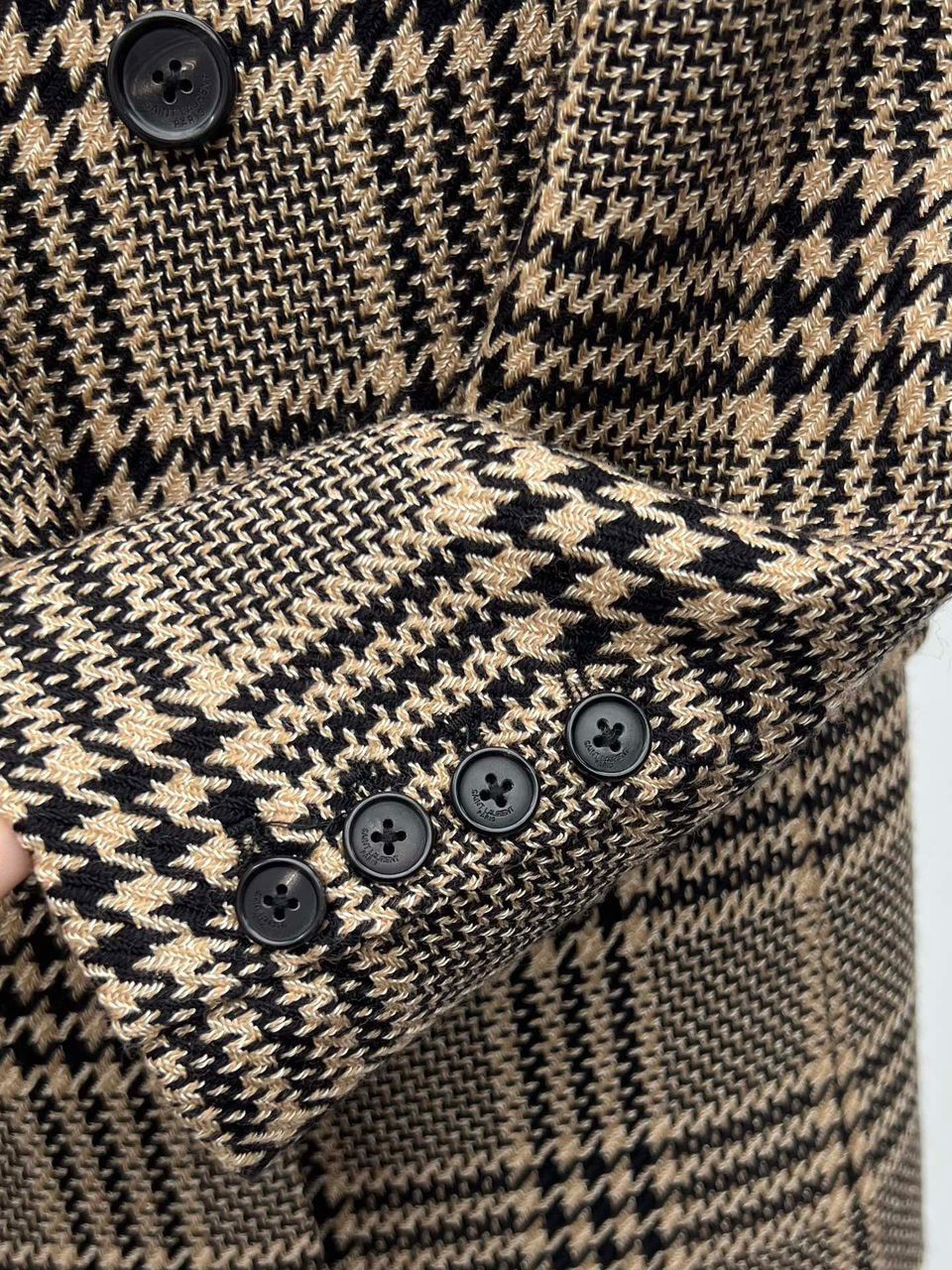 Yves Saint Laurent Yves Saint Laurent Wool Blazer Jacket YSL Vintage Coat Size L / US 10 / IT 46 - 6 Thumbnail