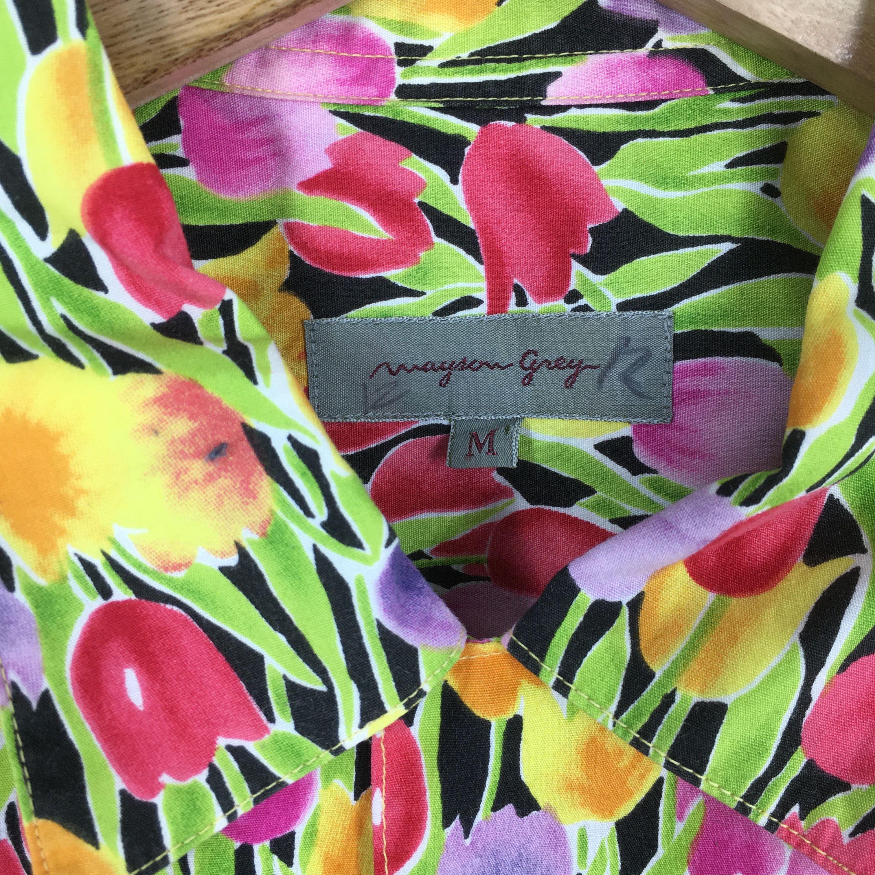 Vintage Vintage Mayson Tulips Bulb Flower Shirt Medium Size US M / EU 48-50 / 2 - 4 Thumbnail