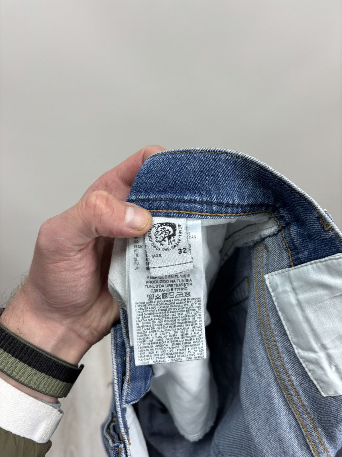 Diesel Mens jeans Diesel Size 32 Color Blue Size US 32 / EU 48 - 7 Thumbnail
