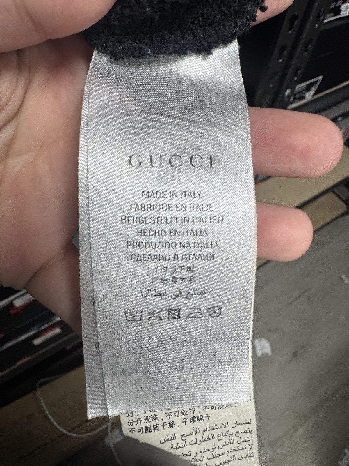 Gucci Gucci Logo Black Hoodie Size US M / EU 48-50 / 2 - 5 Thumbnail