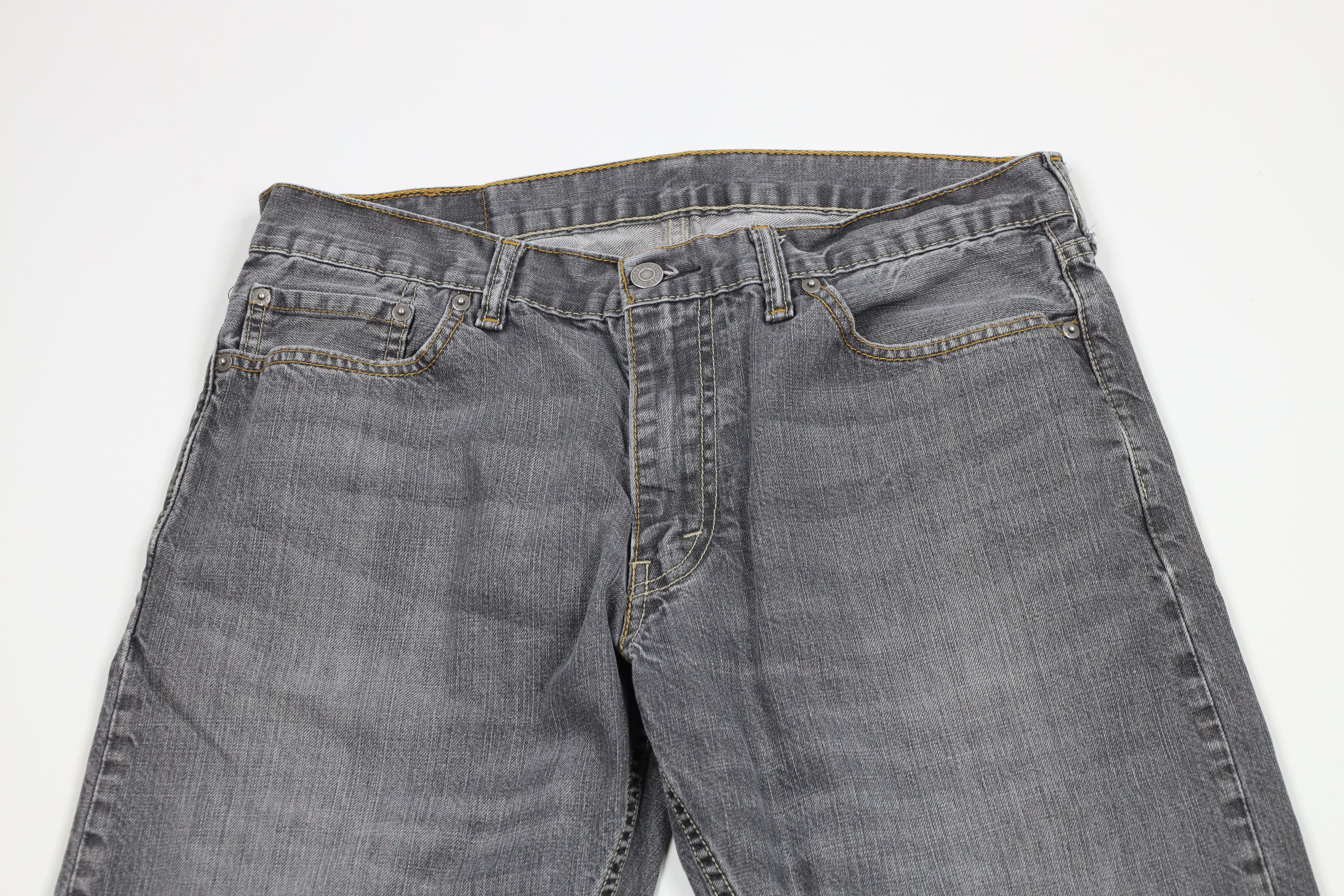 Levi's × Vintage Vintage Y2K Levis 514 Straight Leg Denim Jeans Gray Cotton Size US 36 / EU 52 - 2 Thumbnail