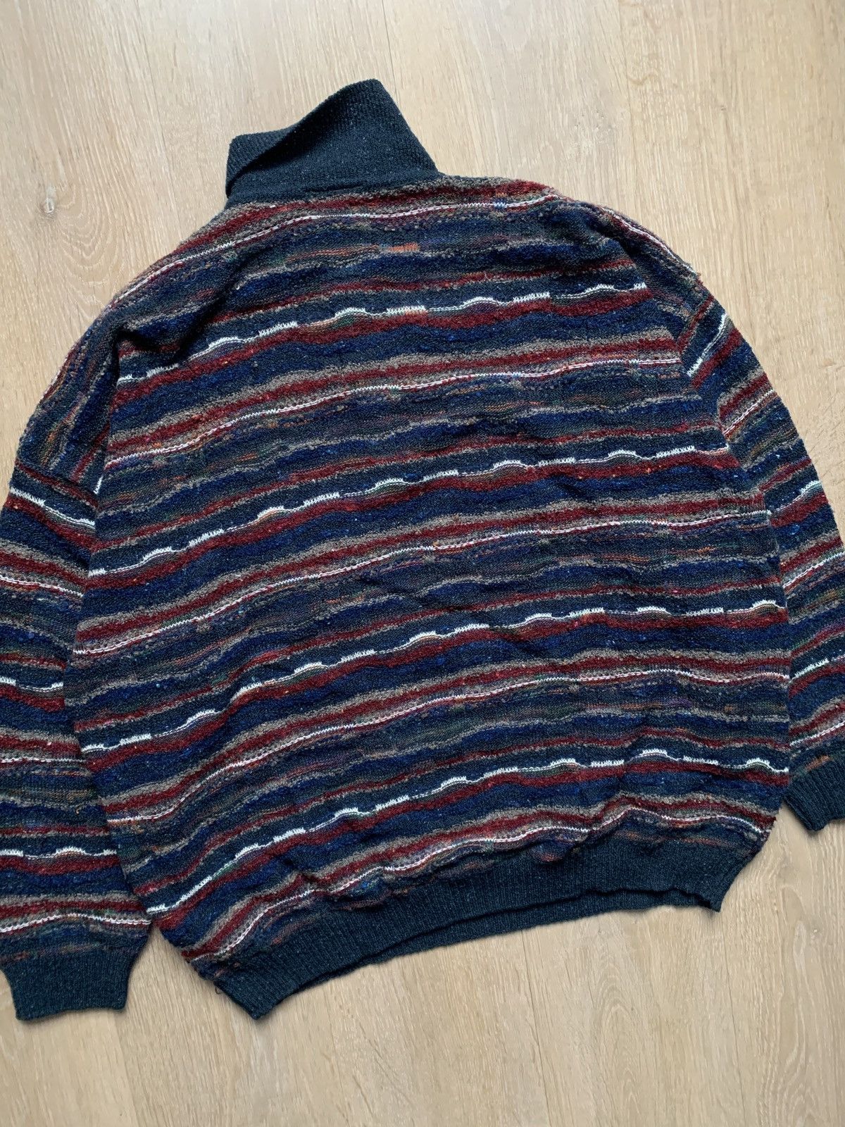 Other VINTAGE PACO CALVARI MULTICOLOUR KNIT SWEATER RARW Size US L / EU 52-54 / 3 - 5 Thumbnail