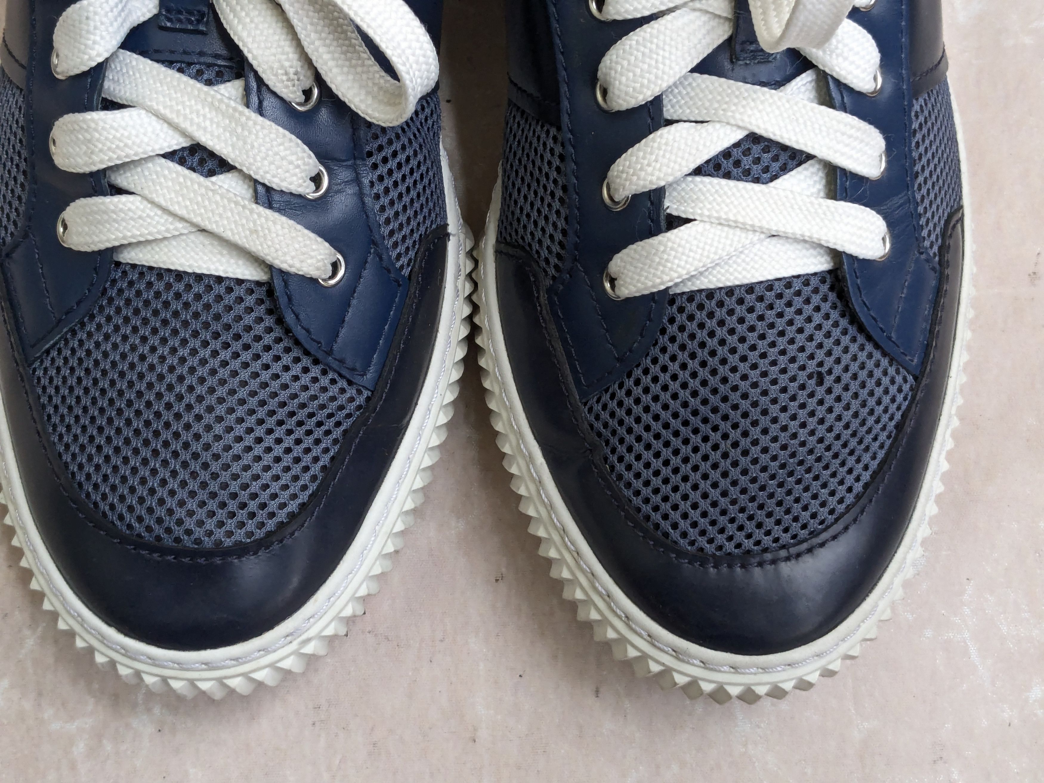 Prada Prada Sneakers Navy Blue 10.5 Size US 10.5 / EU 43-44 - 3 Thumbnail
