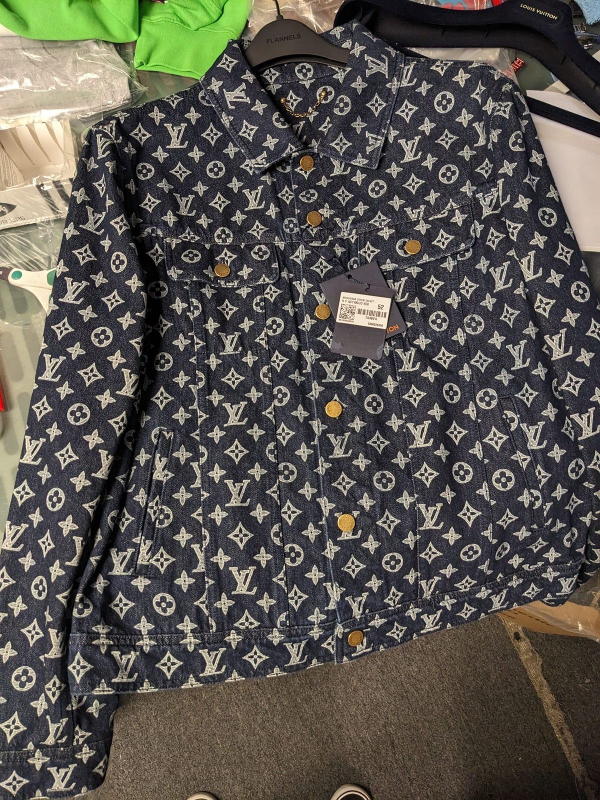Louis Vuitton LOUIS VUITTON KIM JONES DENIM MONOGRAM JACKET Size US L / EU 52-54 / 3 - 5 Thumbnail