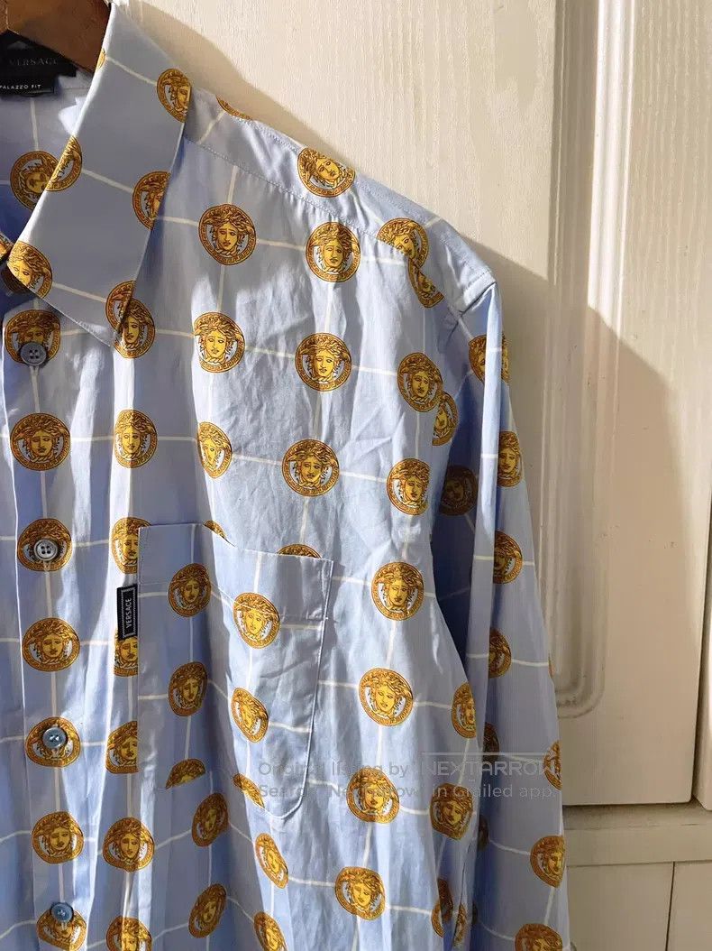 Versace Versace Printed long-sleeved shirt Size XXL / US 16-18 / IT 52-54 - 5 Thumbnail