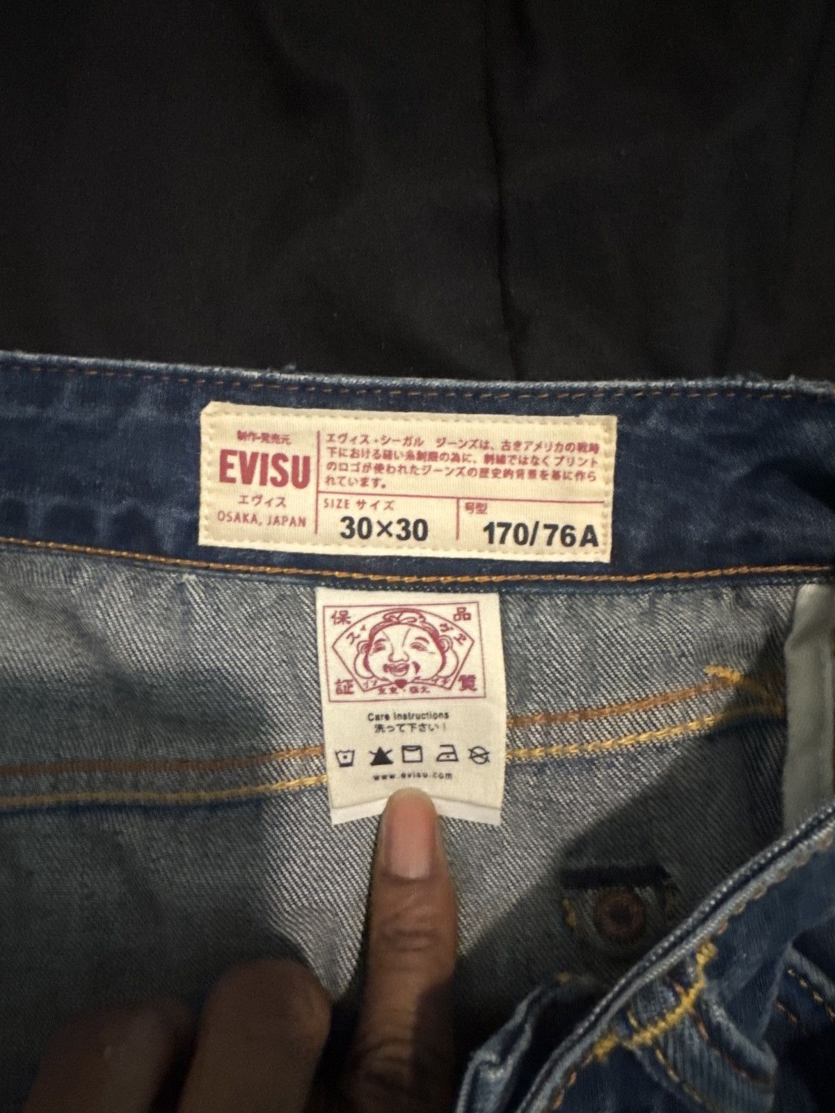 Evisu Evisu GodHead Denim Jeans Lot 2017 Size US 30 / EU 46 - 5 Thumbnail