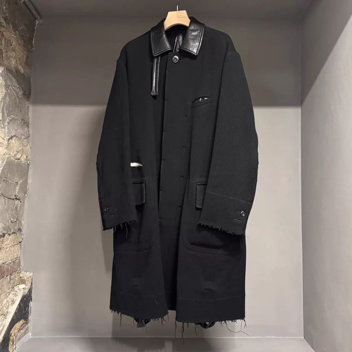 Other tms runway vintage leather collar back strap 46 overcoat Size US S / EU 44-46 / 1 - 2 Thumbnail