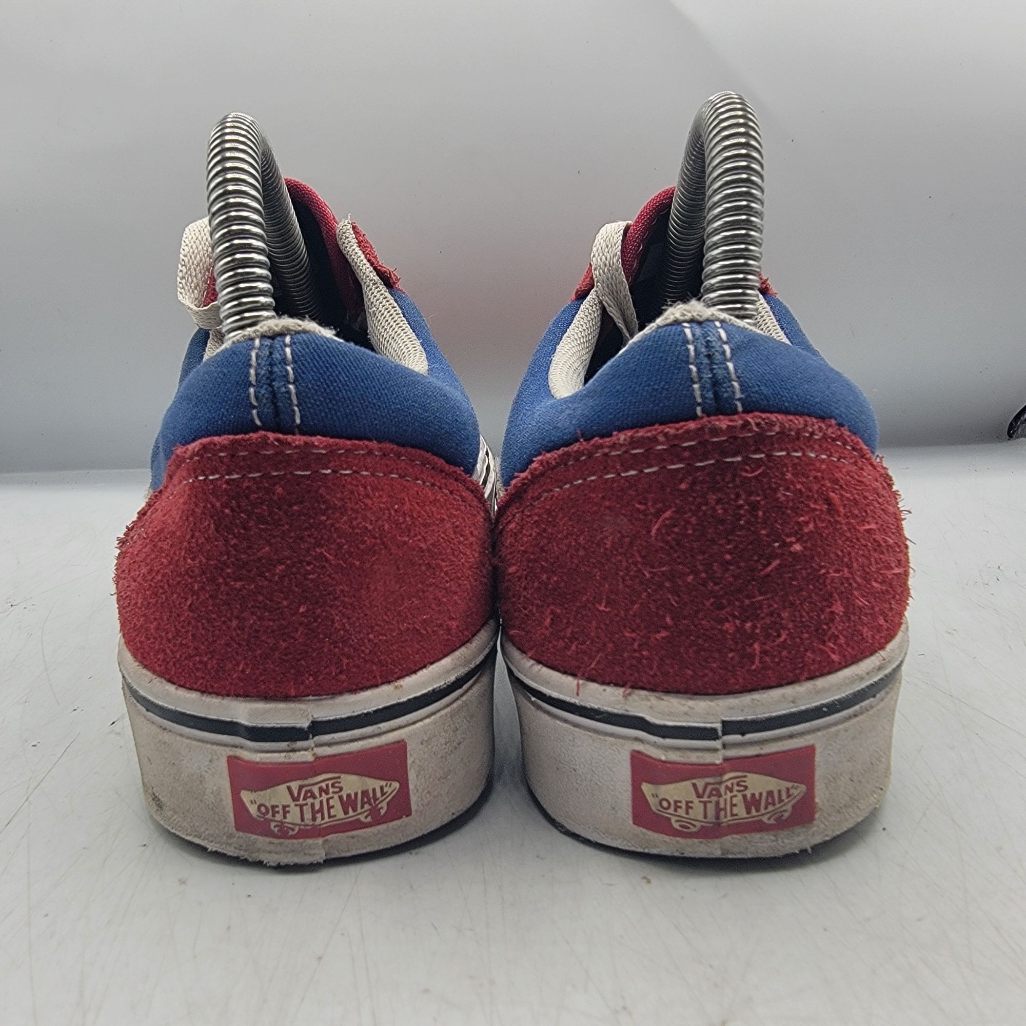 Vans Vans Old Skool Women 8.5 Red Blue White Sneaker Shoes Casual Size US 8.5 / IT 38.5 - 5 Thumbnail
