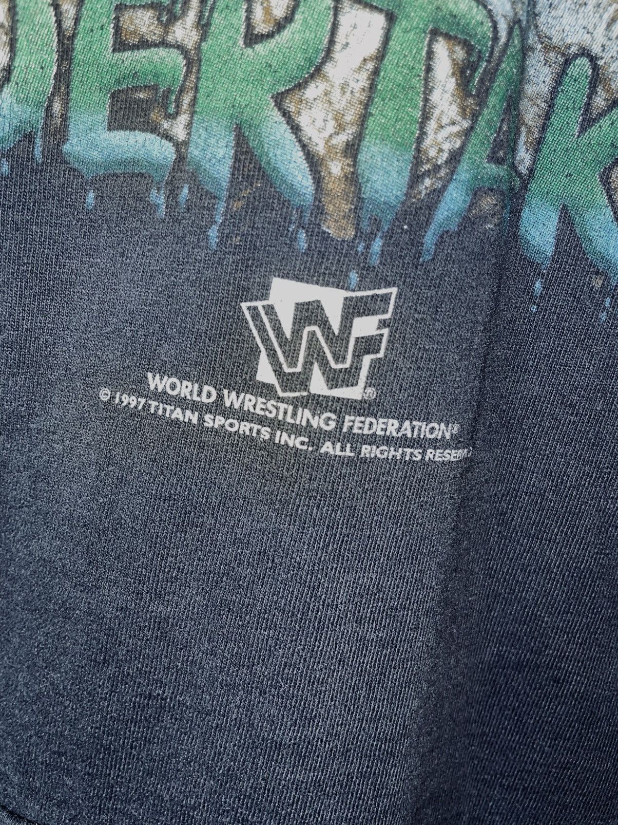 Vintage Vintage 1997 Undertaker Wrestling Tee Size US XL / EU 56 / 4 - 2 Thumbnail