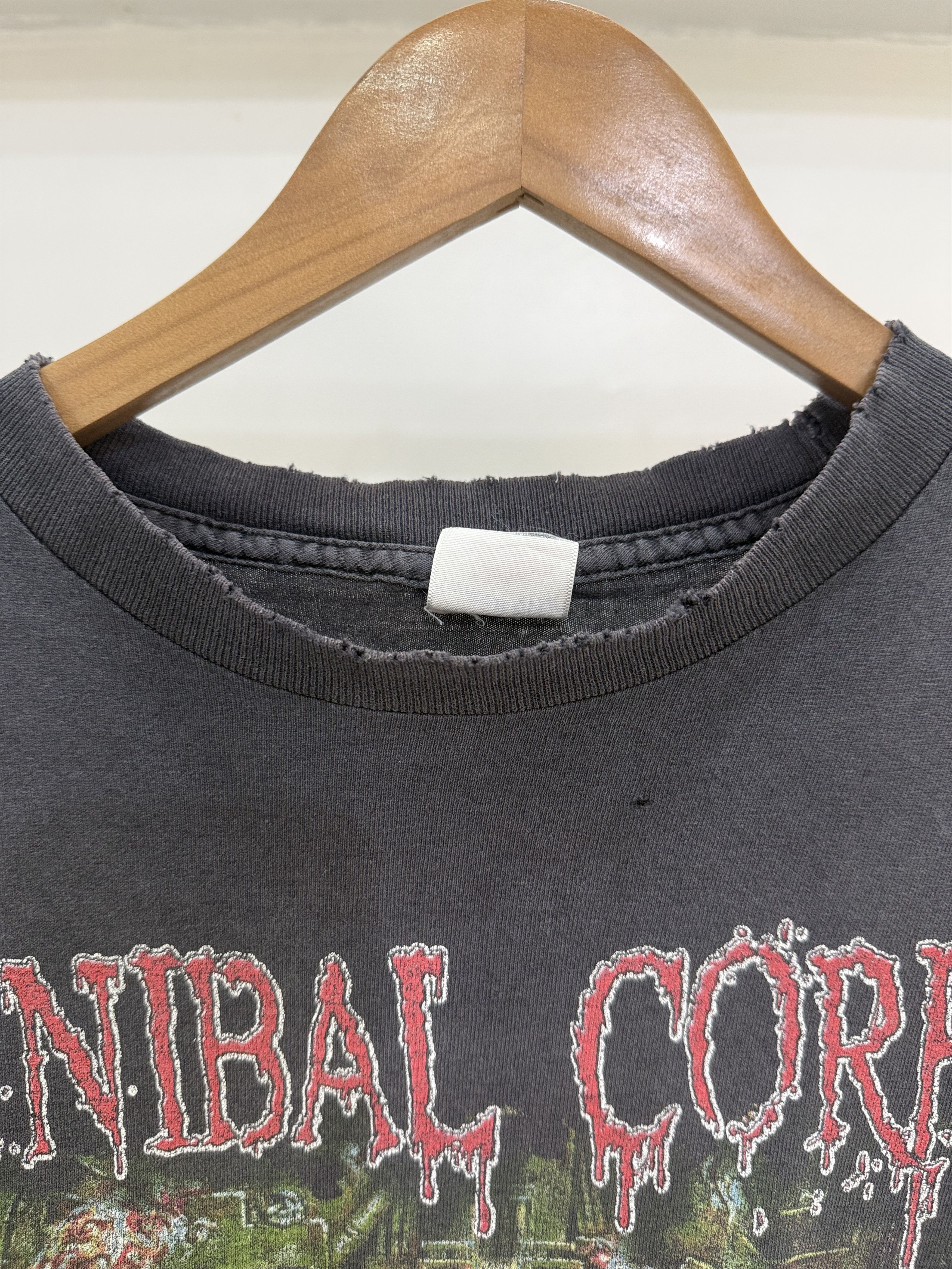 Band Tees Cannibal Corpse Thrashed Vintage Faded Shirt Size US M / EU 48-50 / 2 - 6 Thumbnail