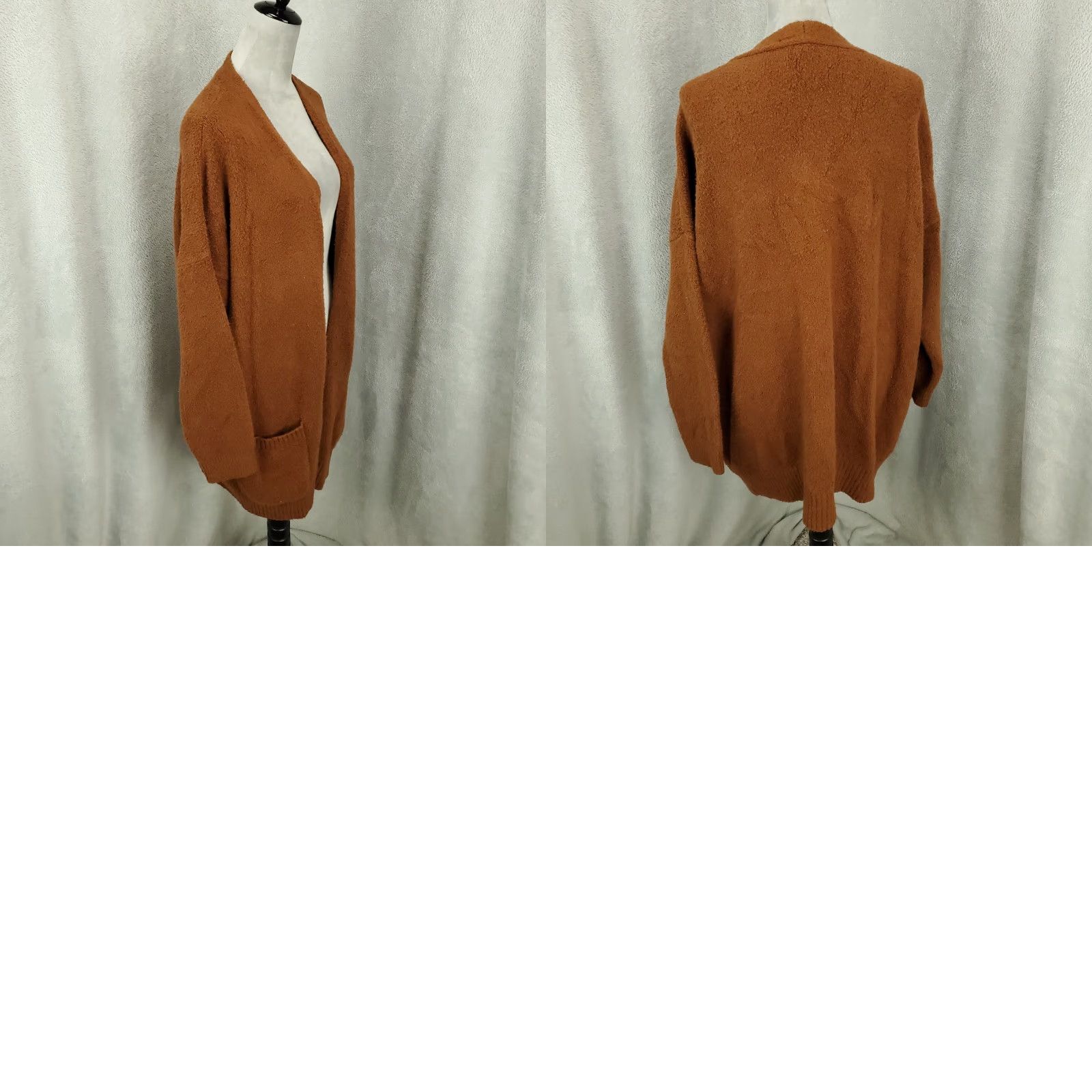 Eileen Fisher Eileen Fisher Cardigan Womens XL Brown Soft Stretchy Long Sleeve Pockets Size XL / US 12-14 / IT 48-50 - 8 Thumbnail